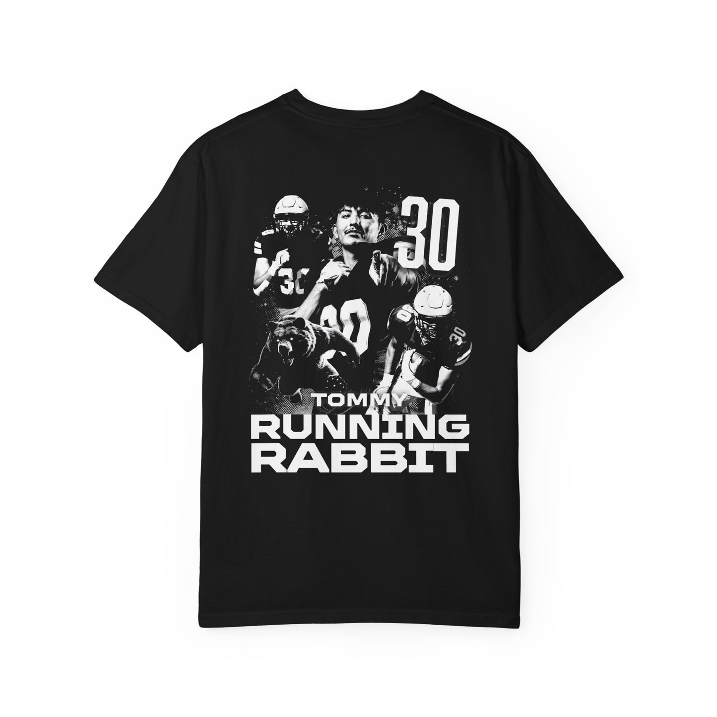Tommy Running Rabbit Heavyweight Vintage Blackout Tee
