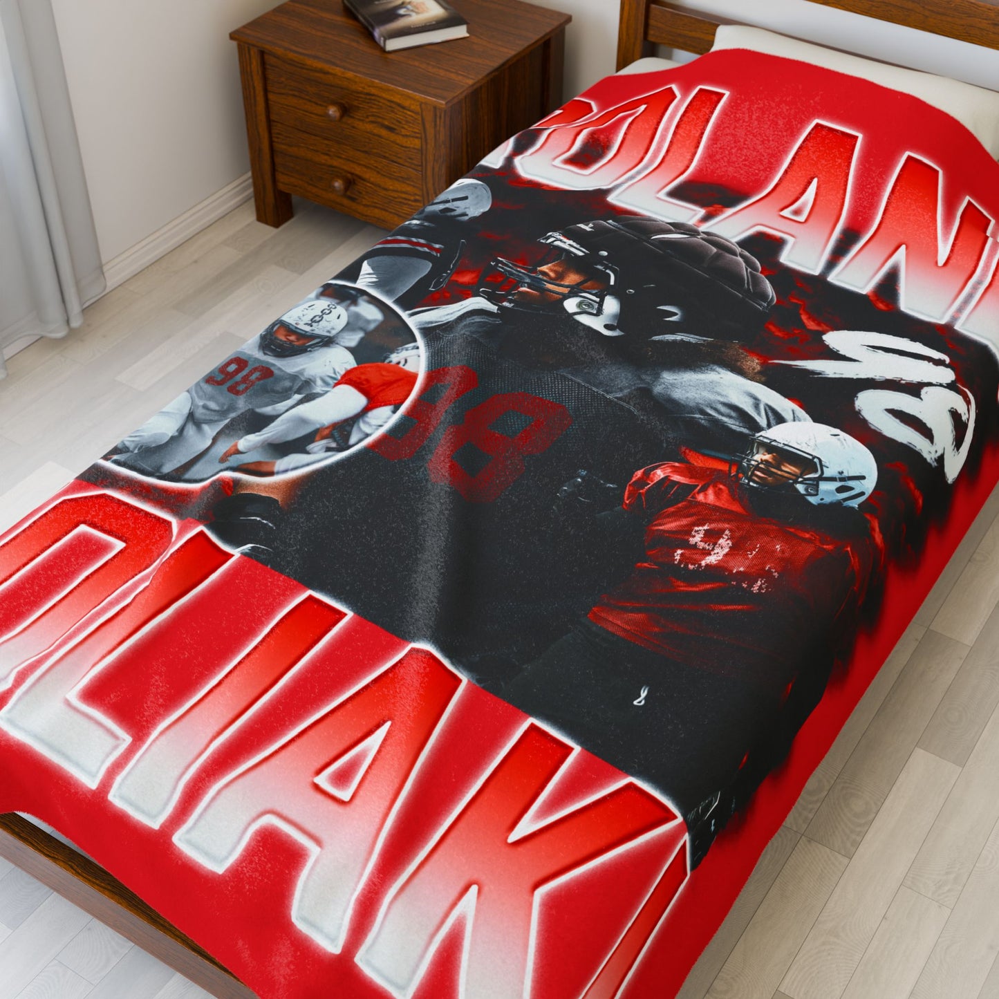 Roland Foliaki 60"-80" Plush Blanket