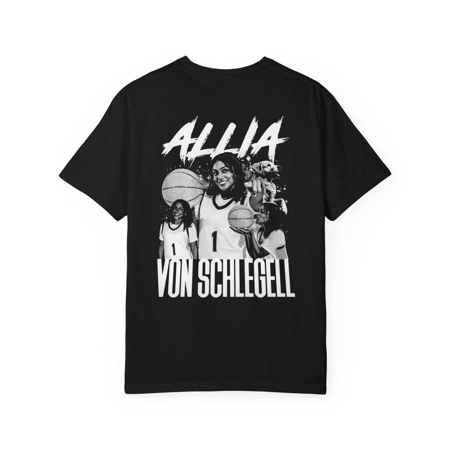 Allia Von Schlegell Vintage Blackout Premium Tee