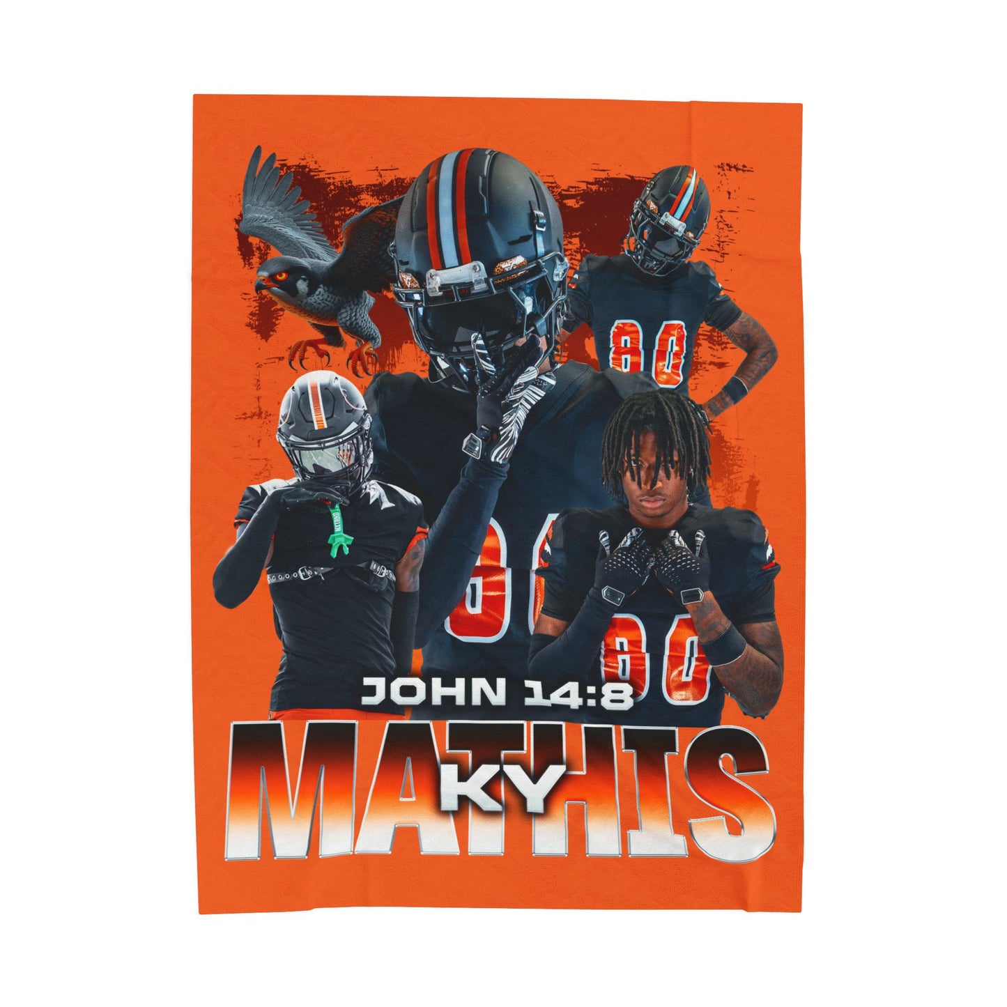 Ky Mathis 60"-80" Plush Blanket