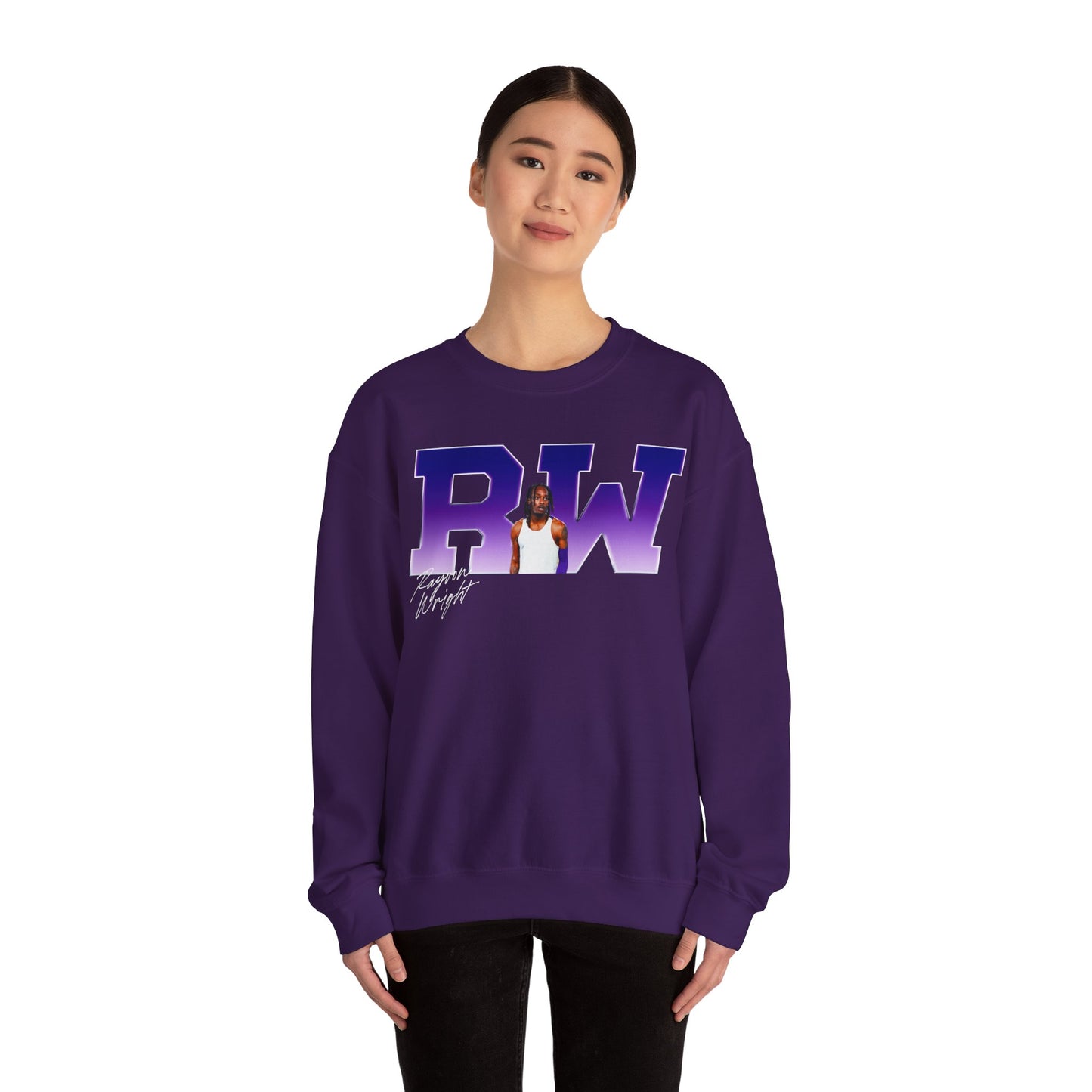 Rayvon Wright Big Initials Crewneck Sweatshirt