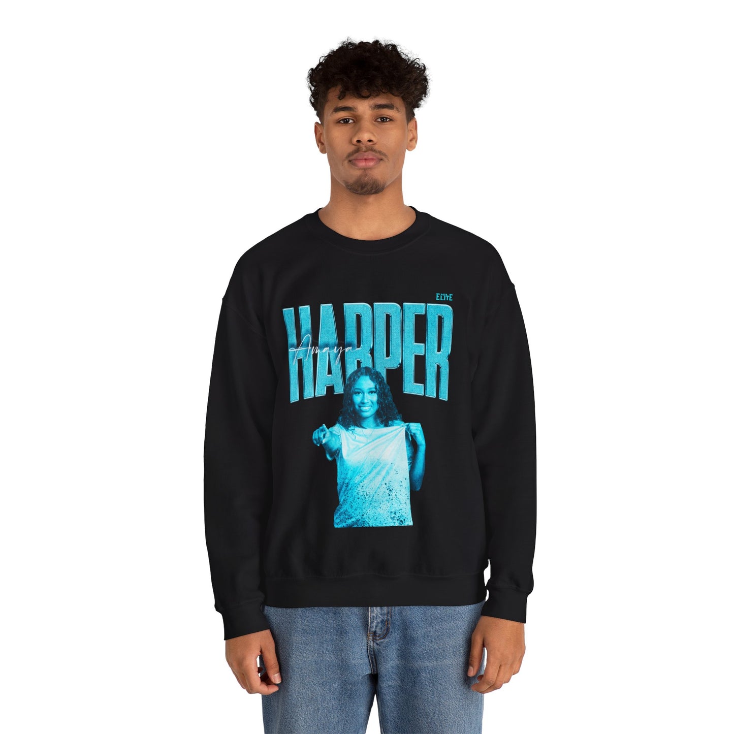 Amaya Harper Faded Glory Crewneck Sweatshirt