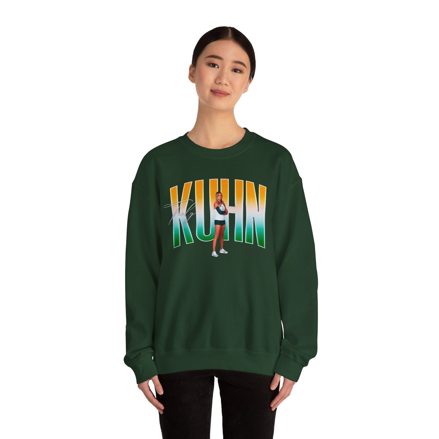Tenly Kuhn Big Last Name Crewneck Sweatshirt