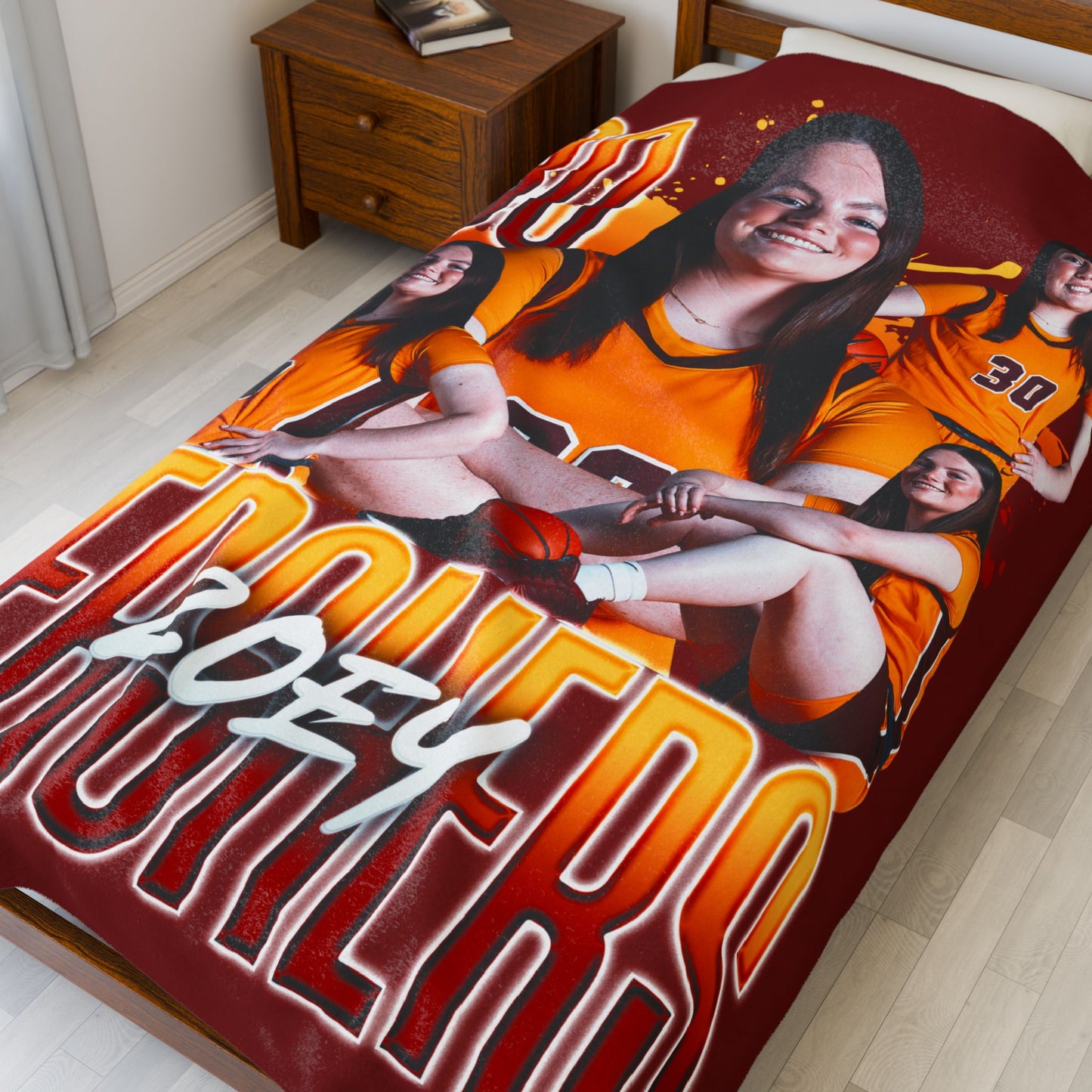 Zoey Bershers 60"-80" Plush Blanket