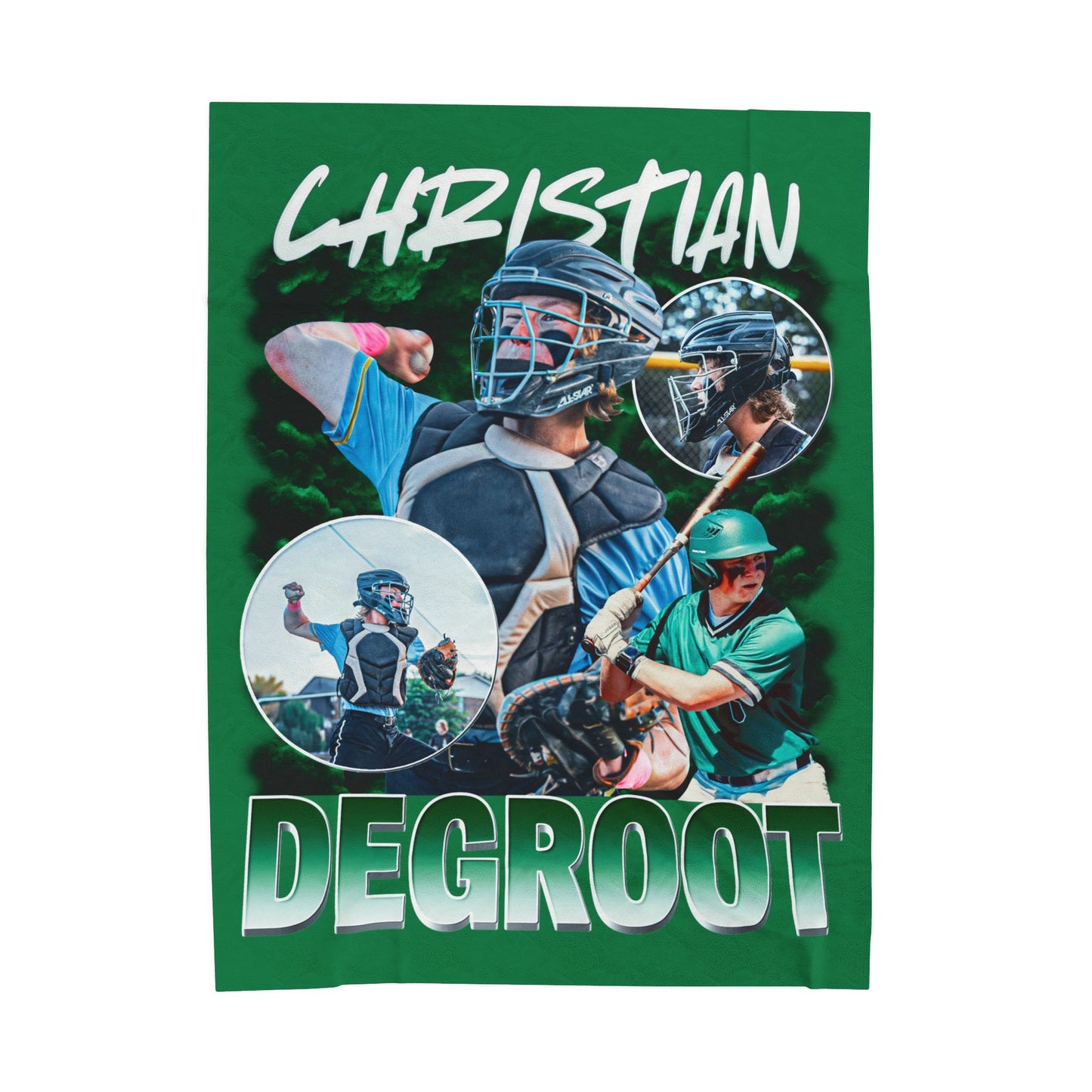 Christian Degroot 60"-80" Plush Blanket