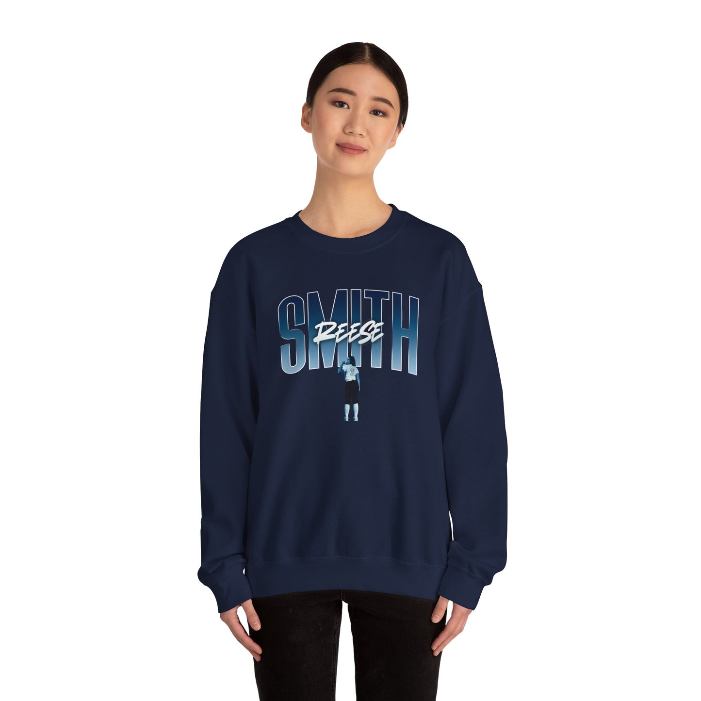 Reese Smith Curved Combo Colored Crewneck Sweatshirt