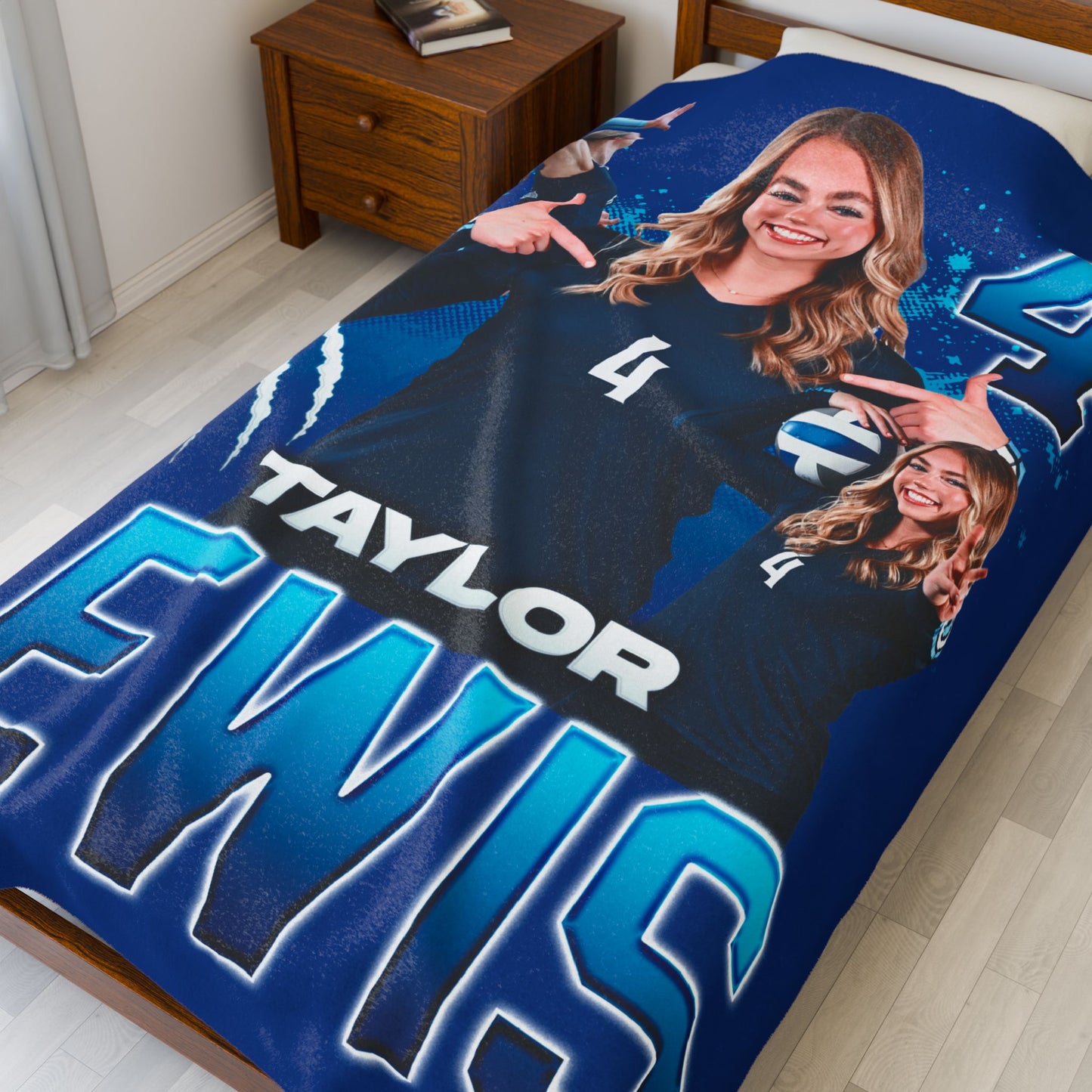 Taylor Lewis 60"-80" Plush Blanket