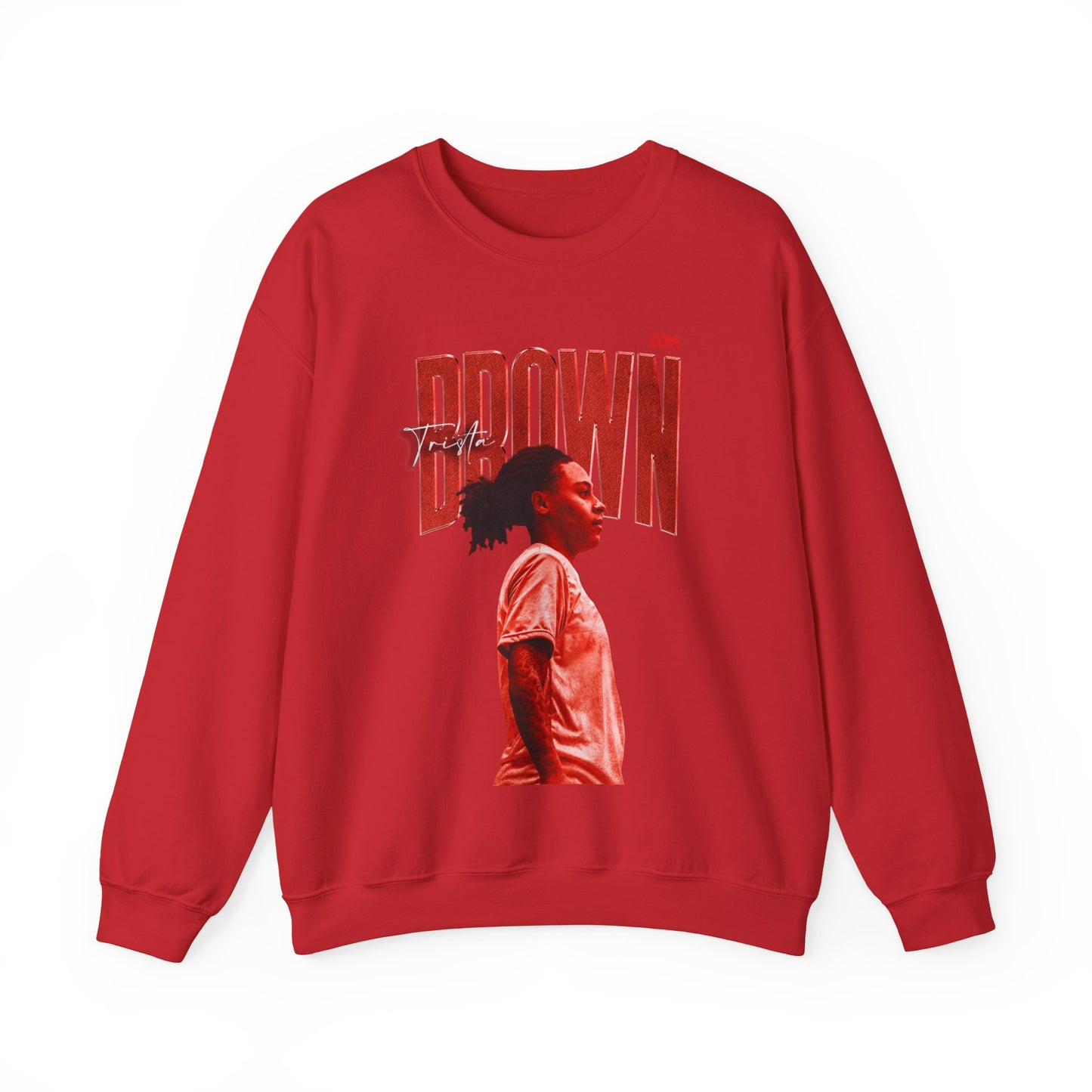 Trista Brown Faded Glory Crewneck Sweatshirt