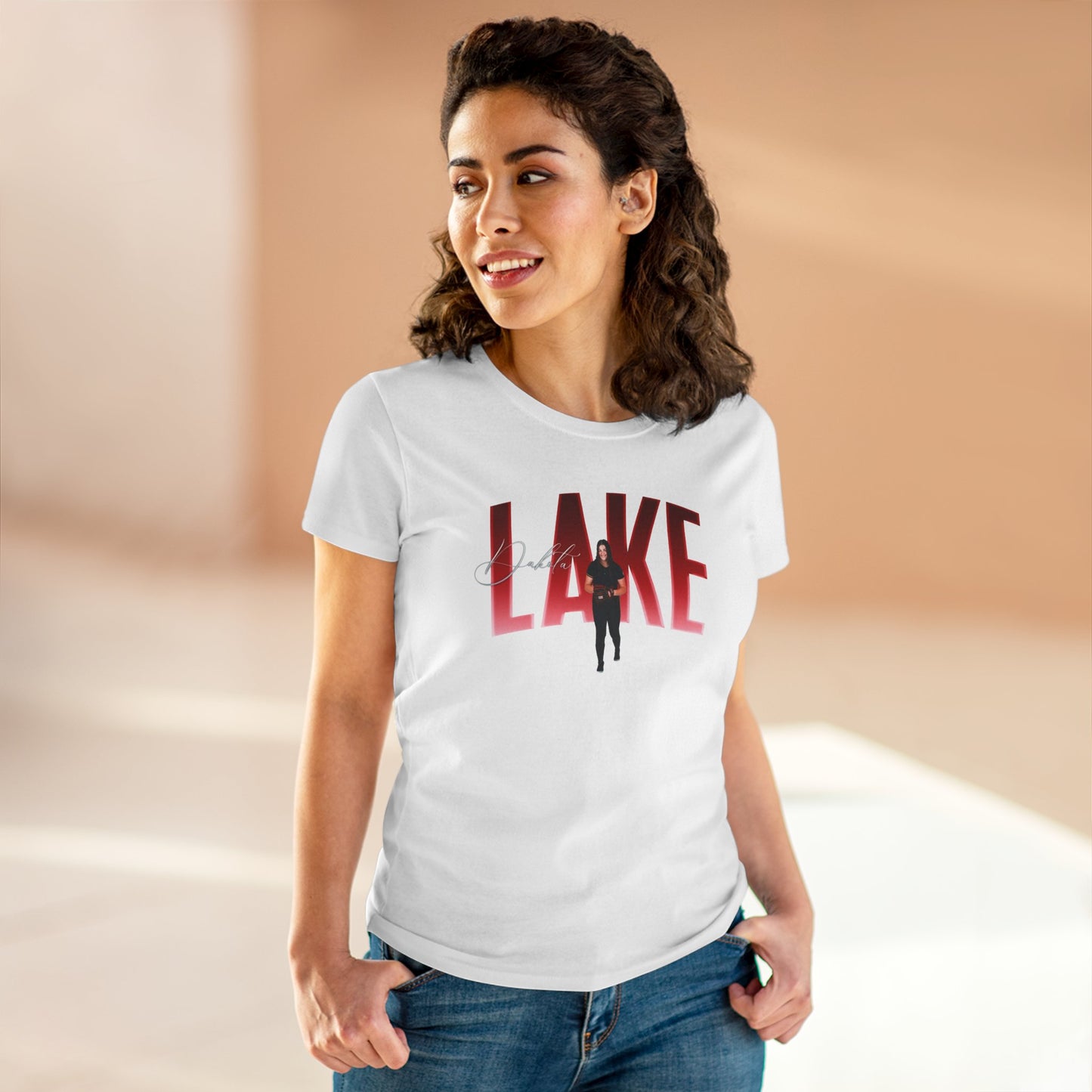 Dakota Lake Big Last Name Women's Tee