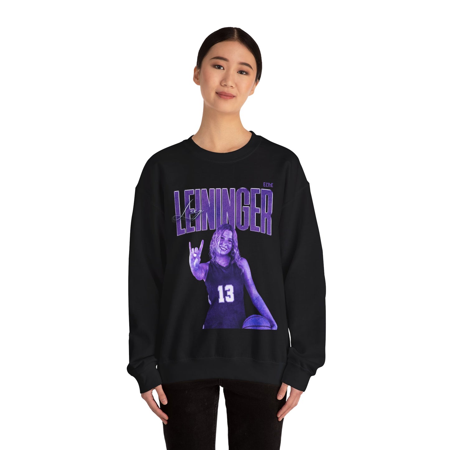 Lucy Leininger Faded Glory Crewneck Sweatshirt