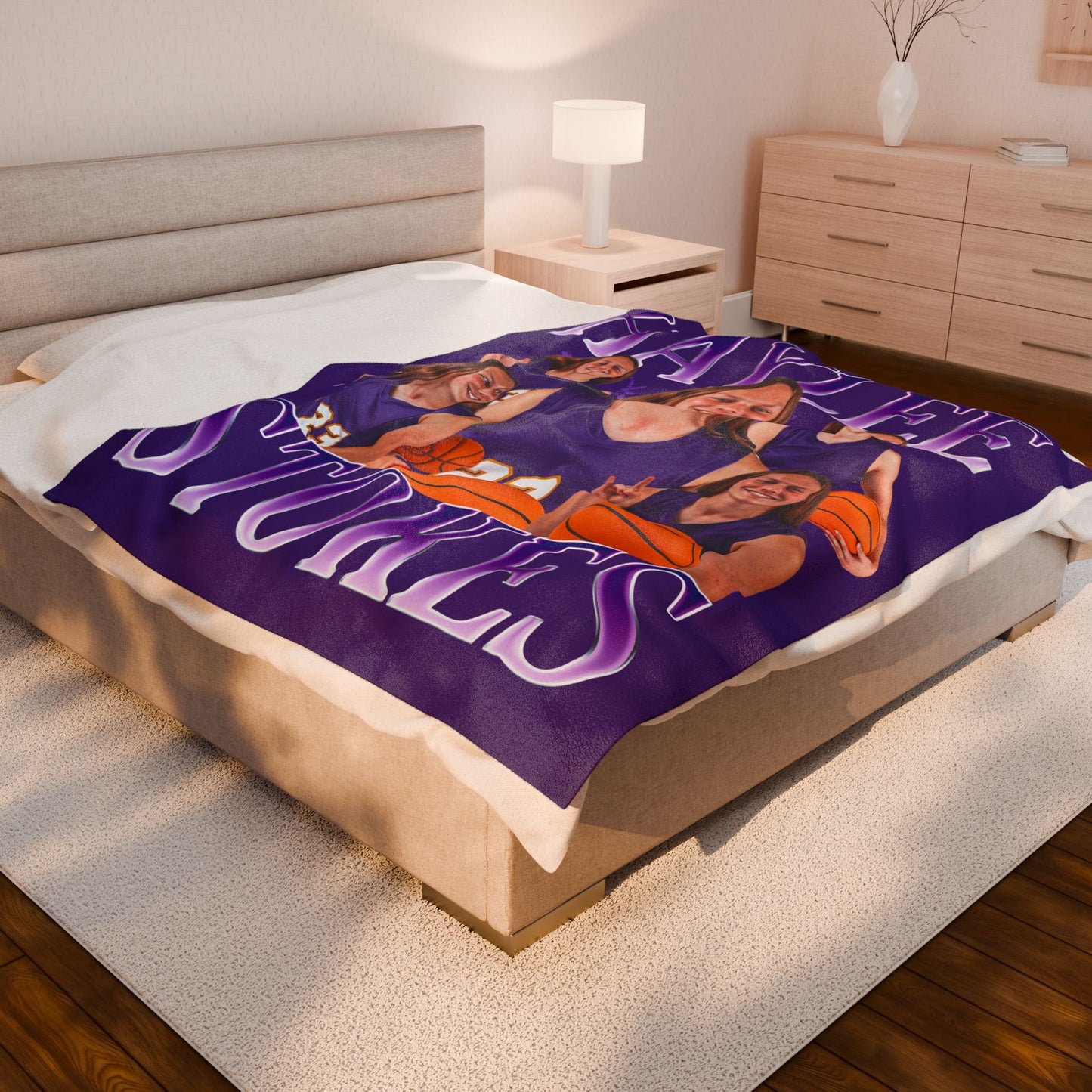 Haylee Stokes 60"-80" Plush Blanket