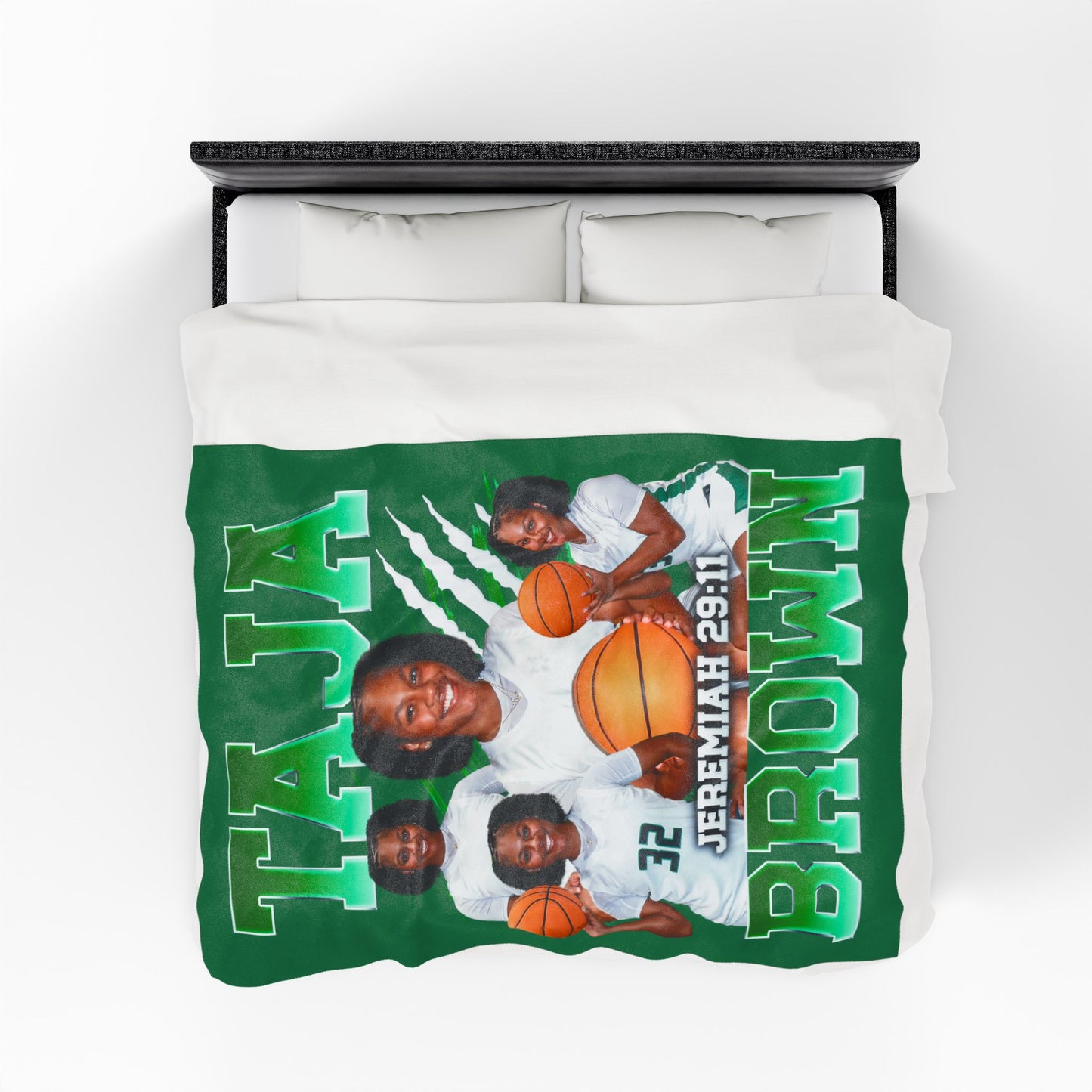 Taja Brown 60"-80" Plush Blanket