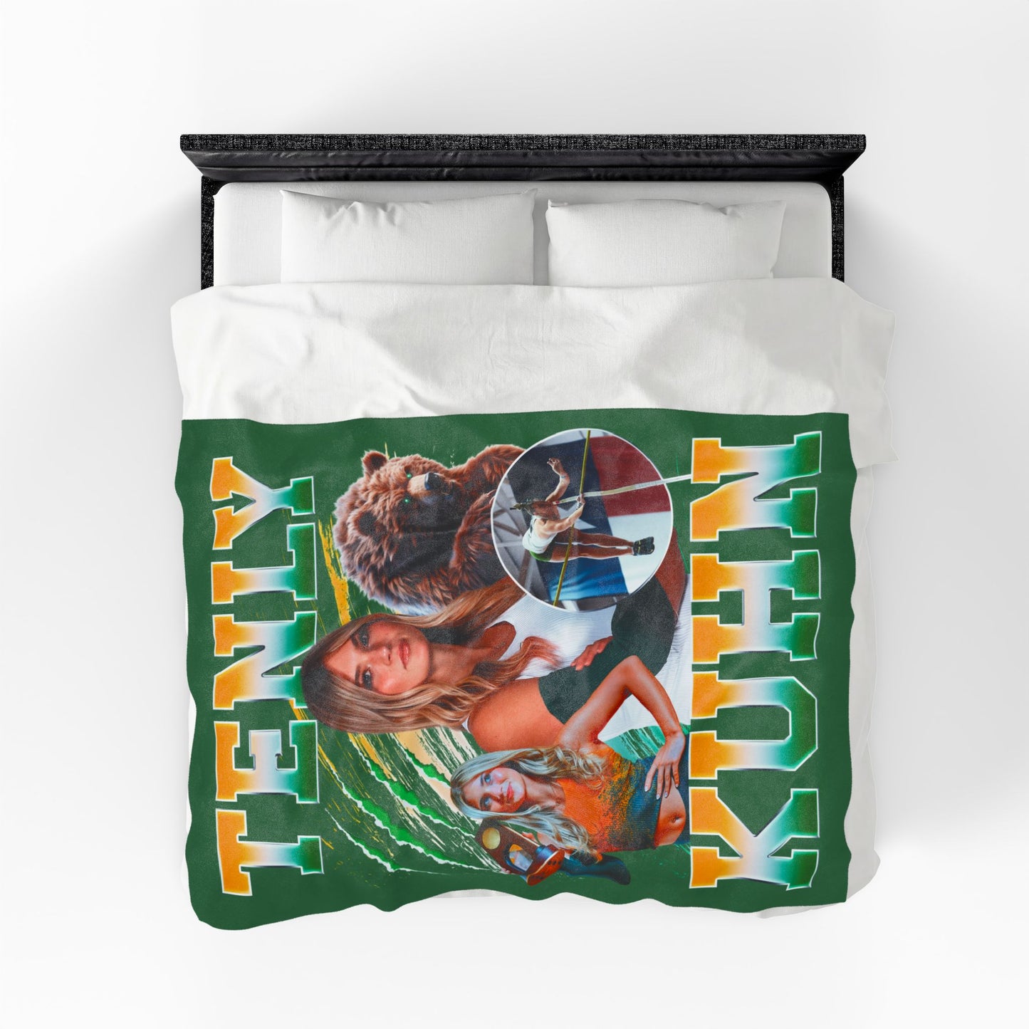 Tenly Kuhn 60"-80" Plush Blanket