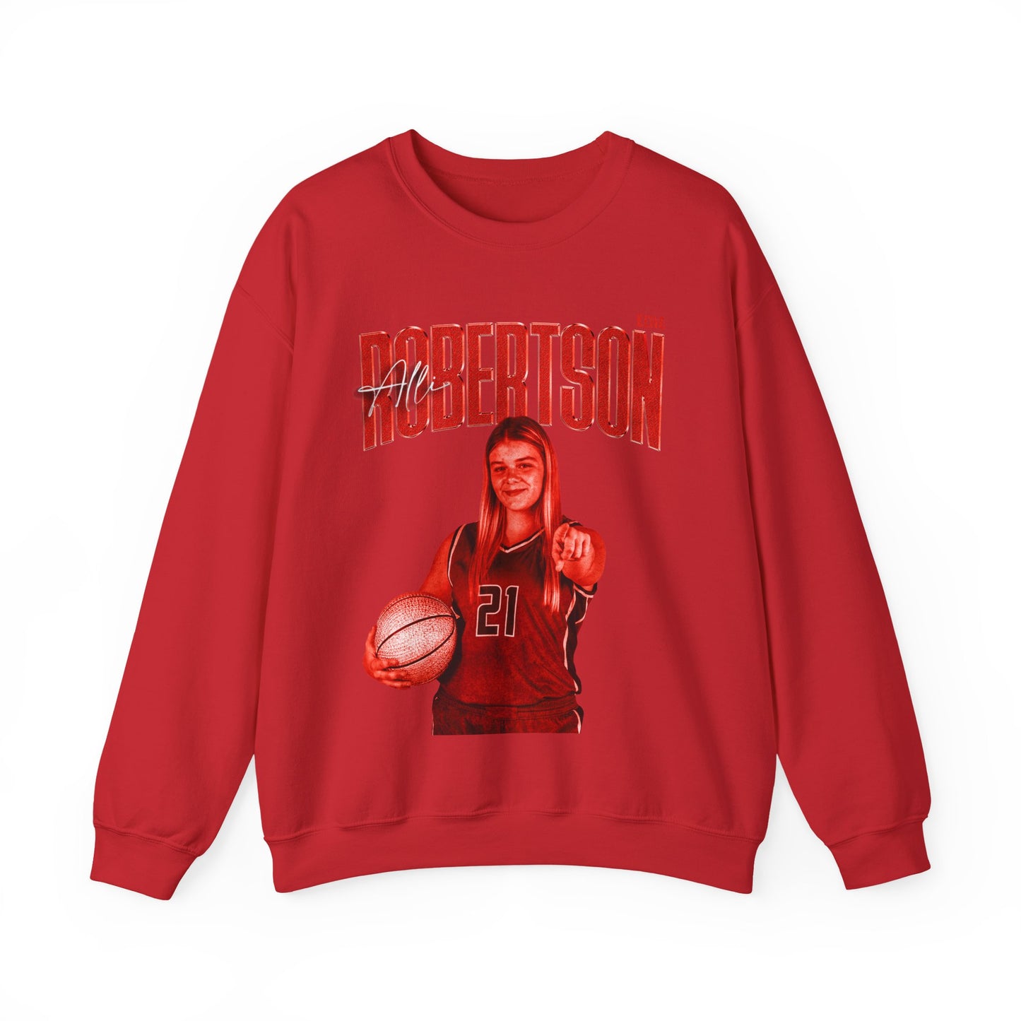Alli Robertson Faded Glory Crewneck Sweatshirt