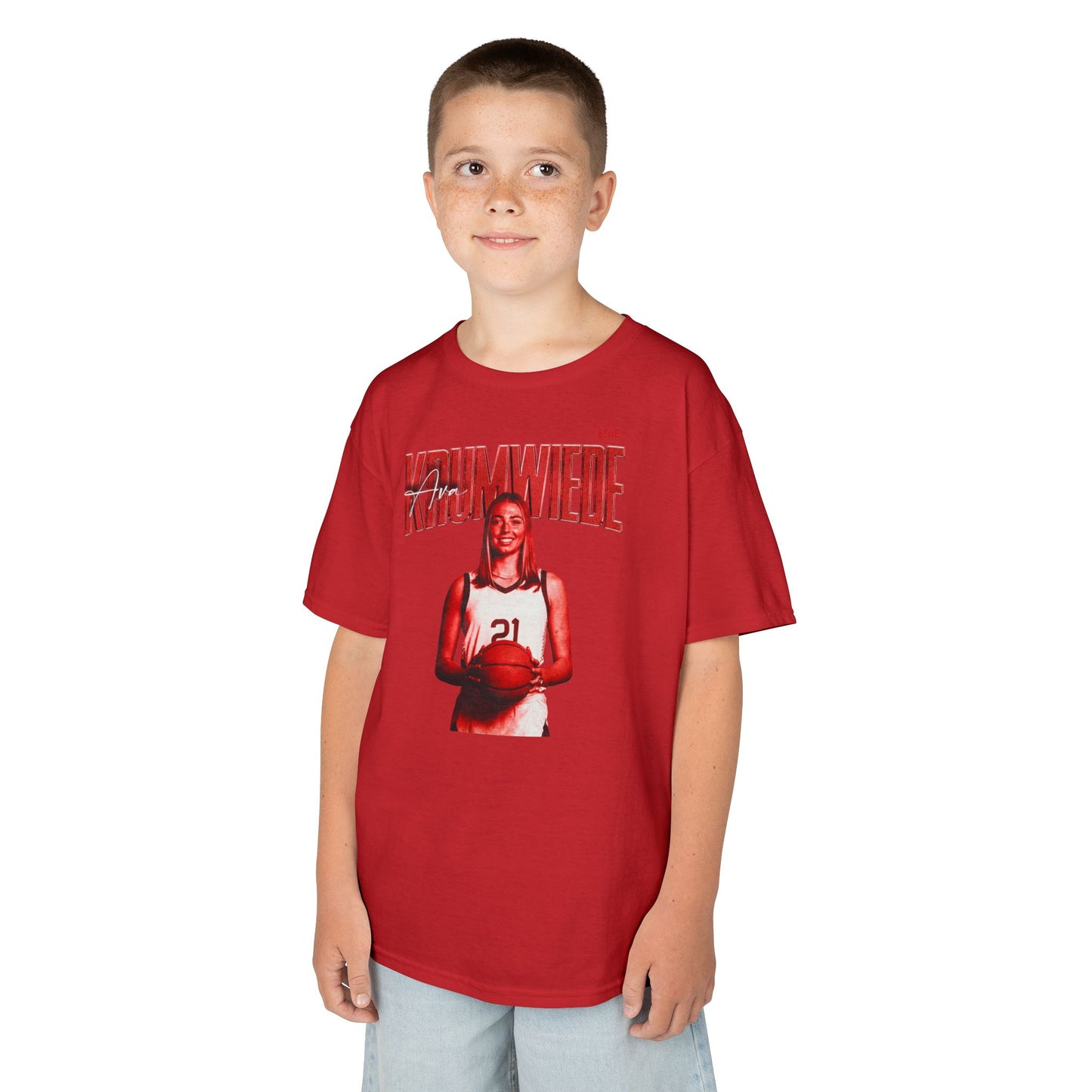 Ava Krumwiede Faded Glory Kids Tee