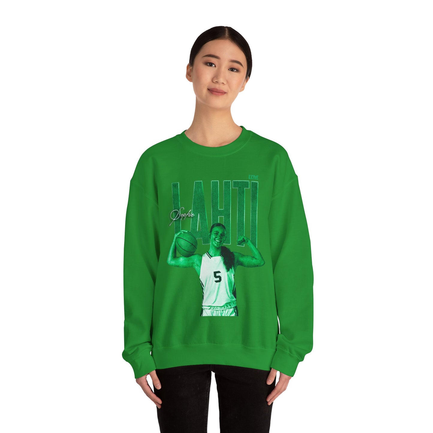 Sophie Lahti Faded Glory Crewneck Sweatshirt