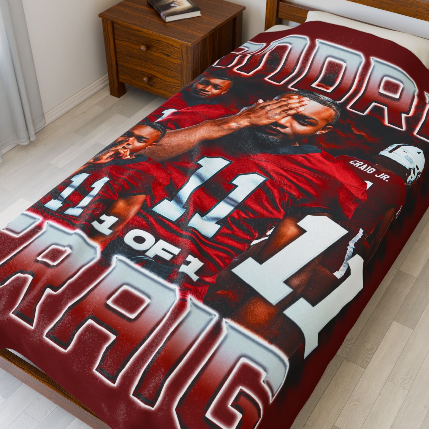 Andre Craig 60"-80" Plush Blanket