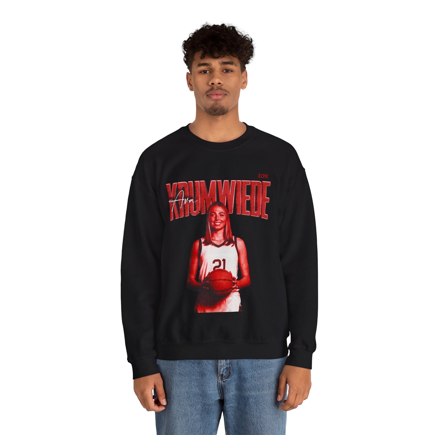 Ava Krumwiede Faded Glory Crewneck Sweatshirt