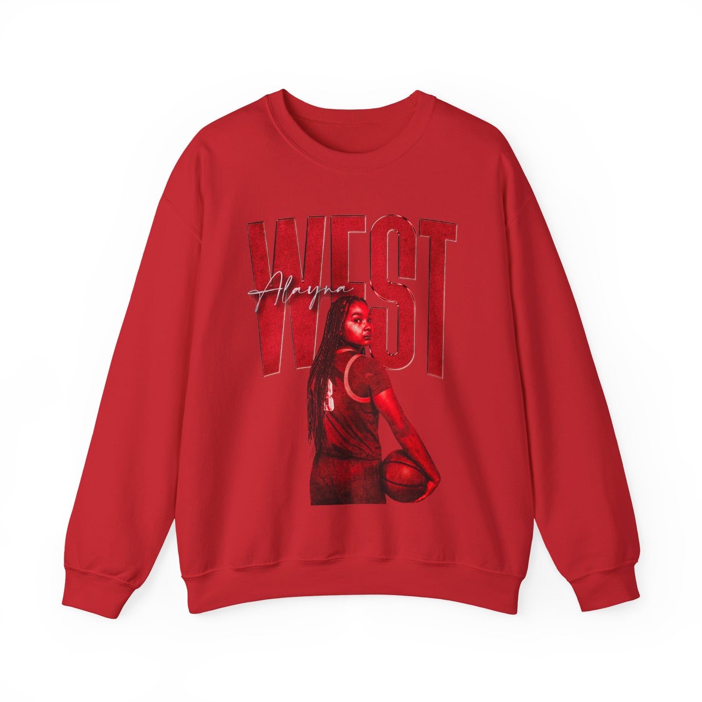Alayna West Faded Glory Crewneck Sweatshirt