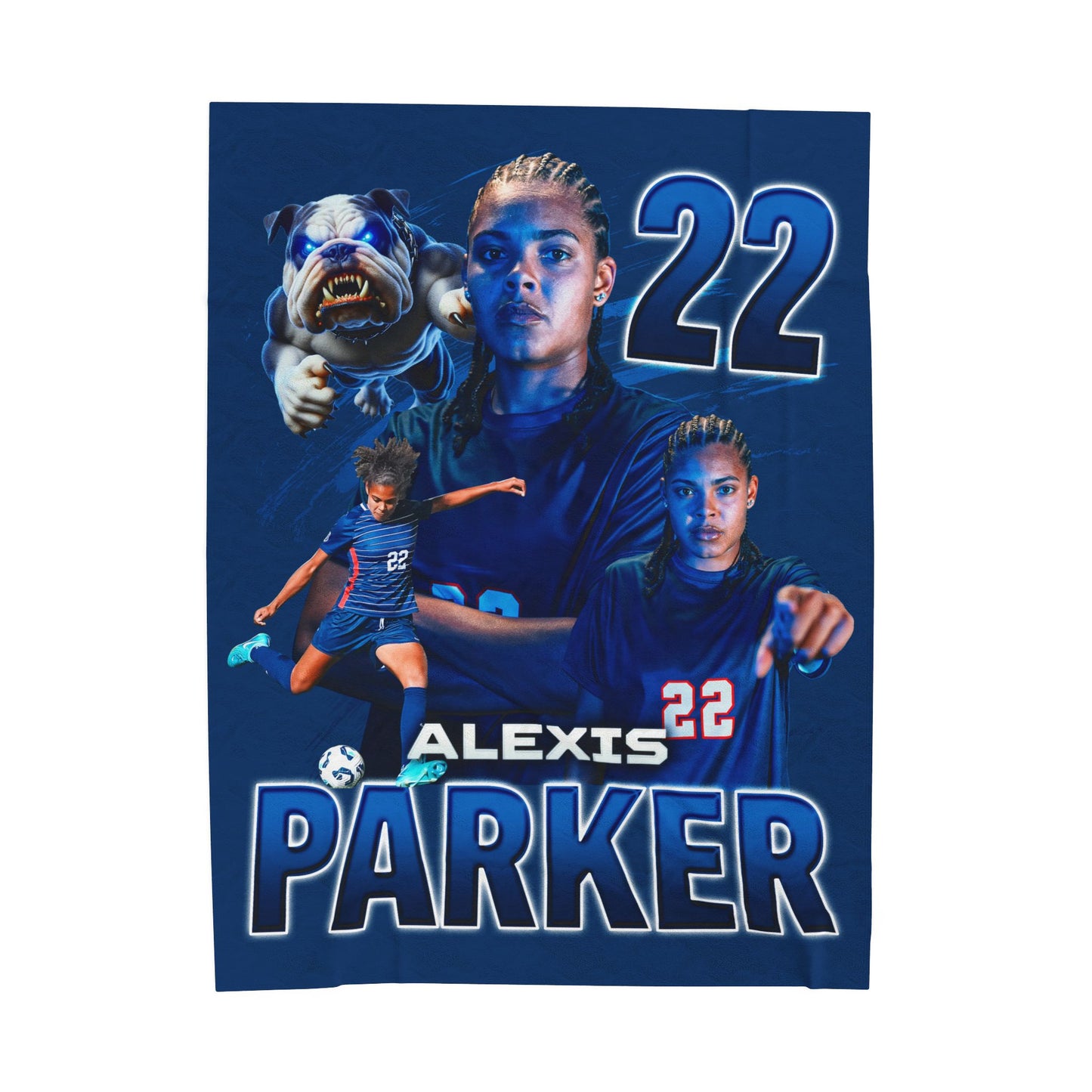 Alexis Parker 60"-80" Plush Blanket