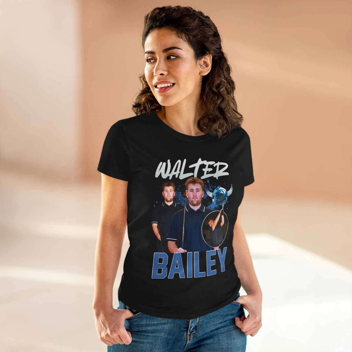 Walter Bailey Colored & White Combo Women's Tee