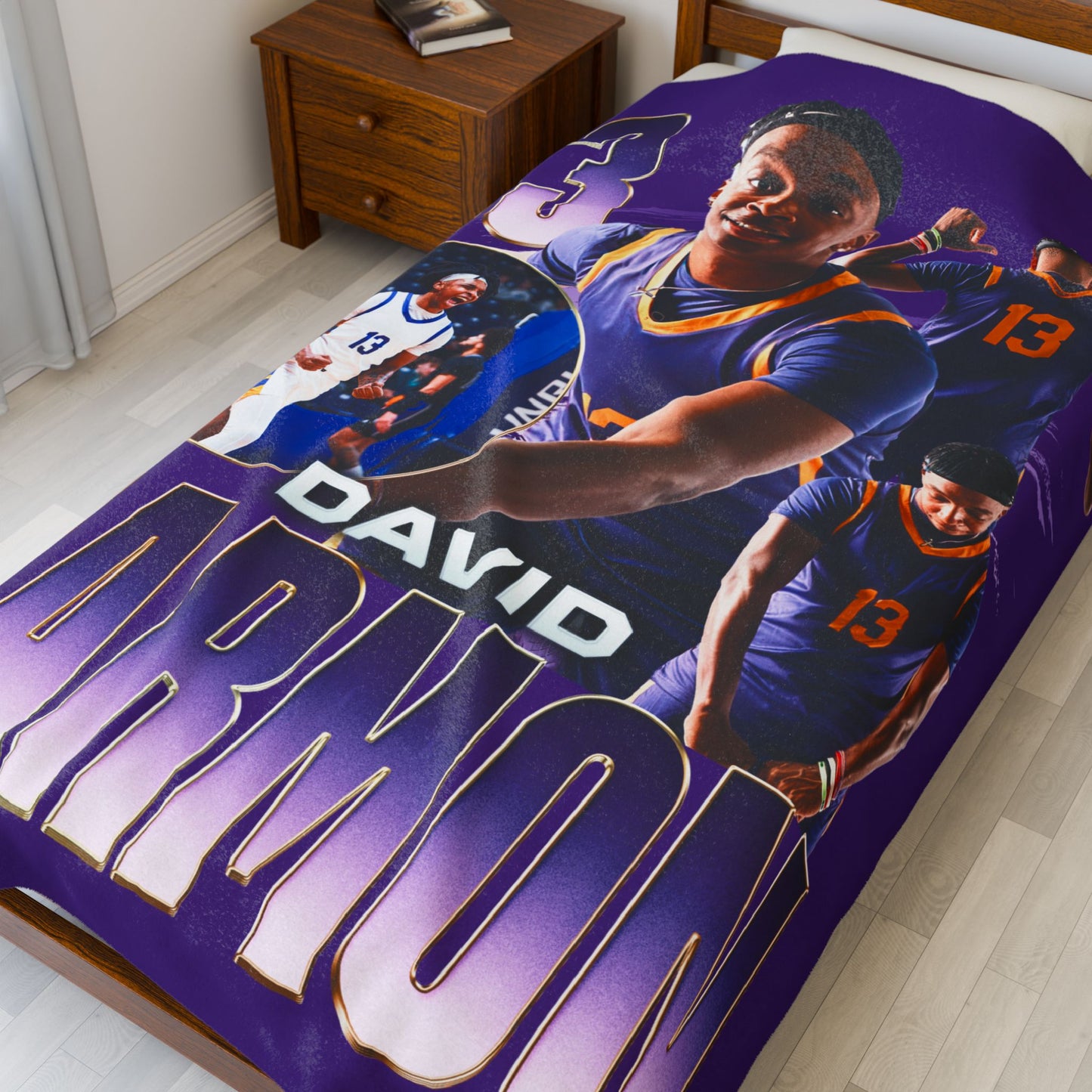 David Harmon 60"-80" Plush Blanket