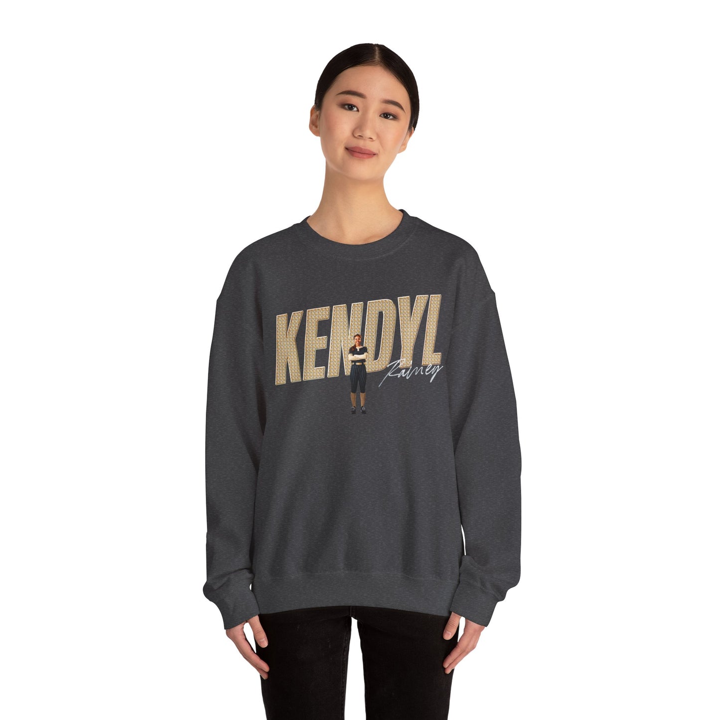 Kendyl Rainey Cursive Combo Crewneck Sweatshirt