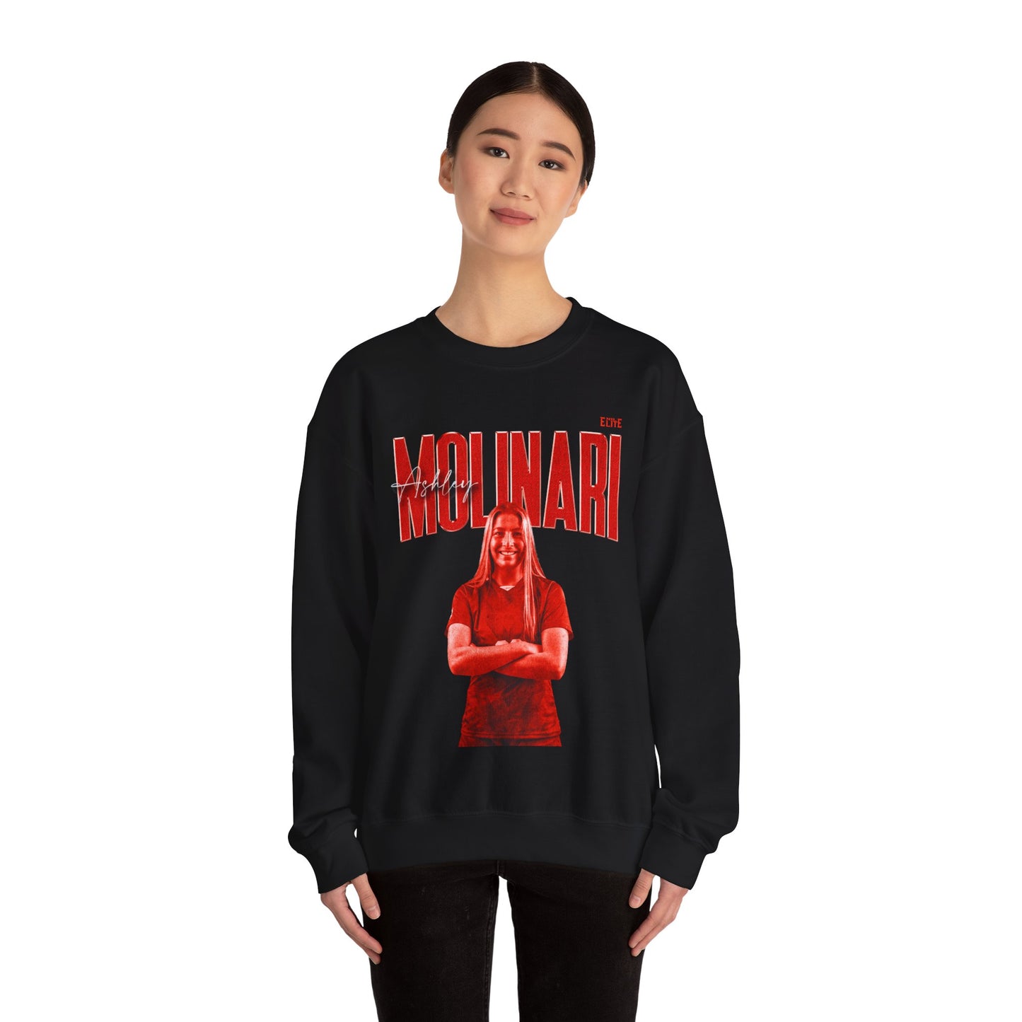 Ashley Molinari Faded Glory Crewneck Sweatshirt