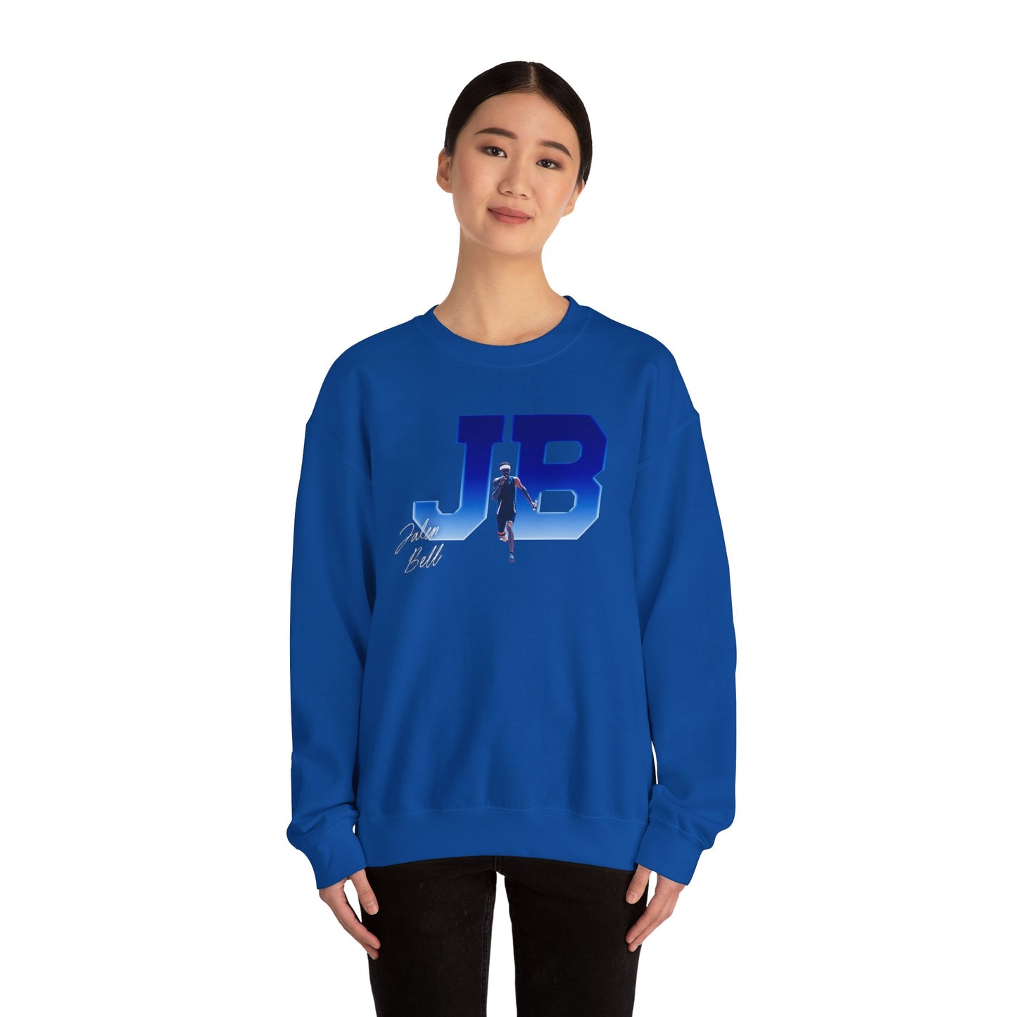 Jalen Bell Big Initials Colored Crewneck Sweatshirt