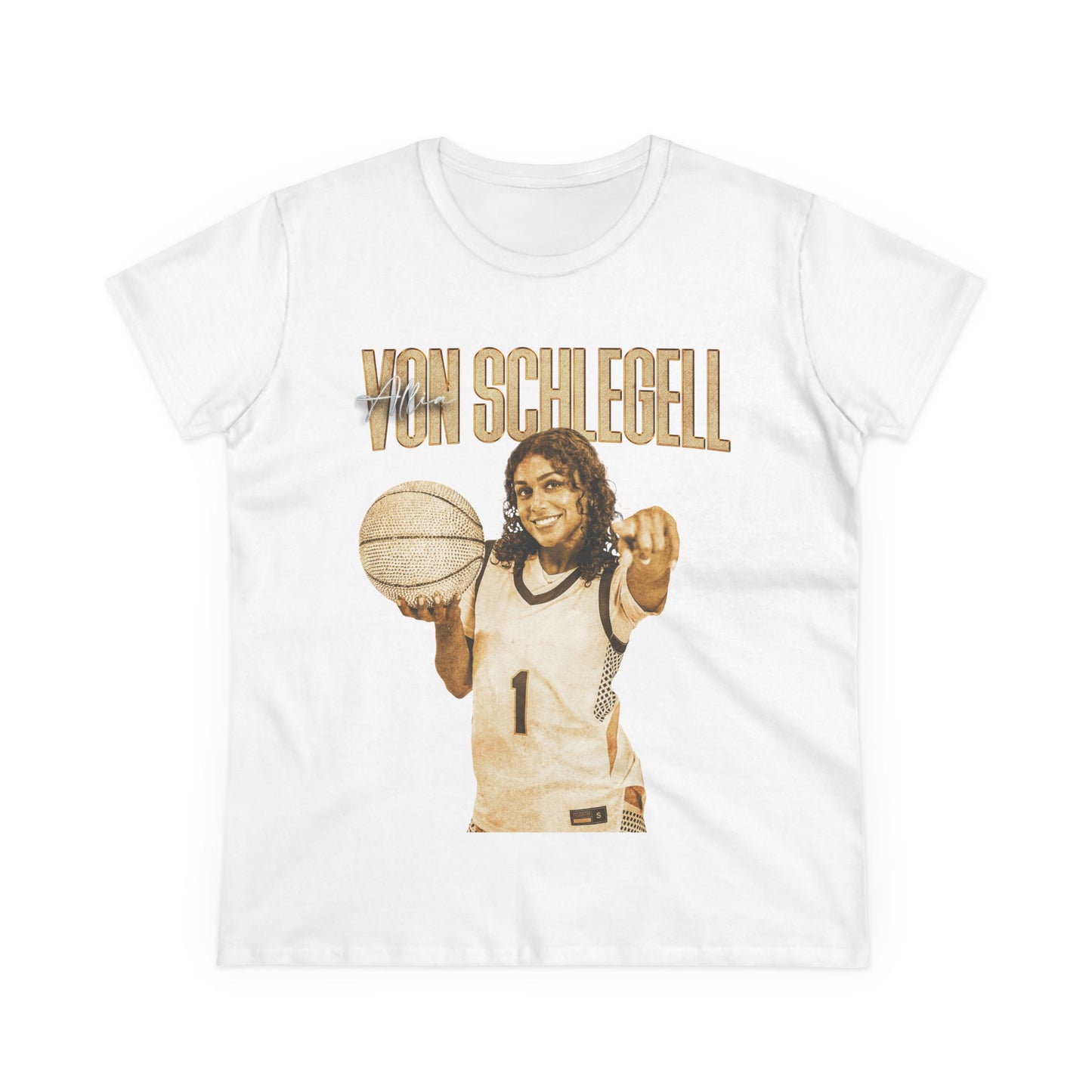 Allia Von Schlegell Faded Glory Women's Tee