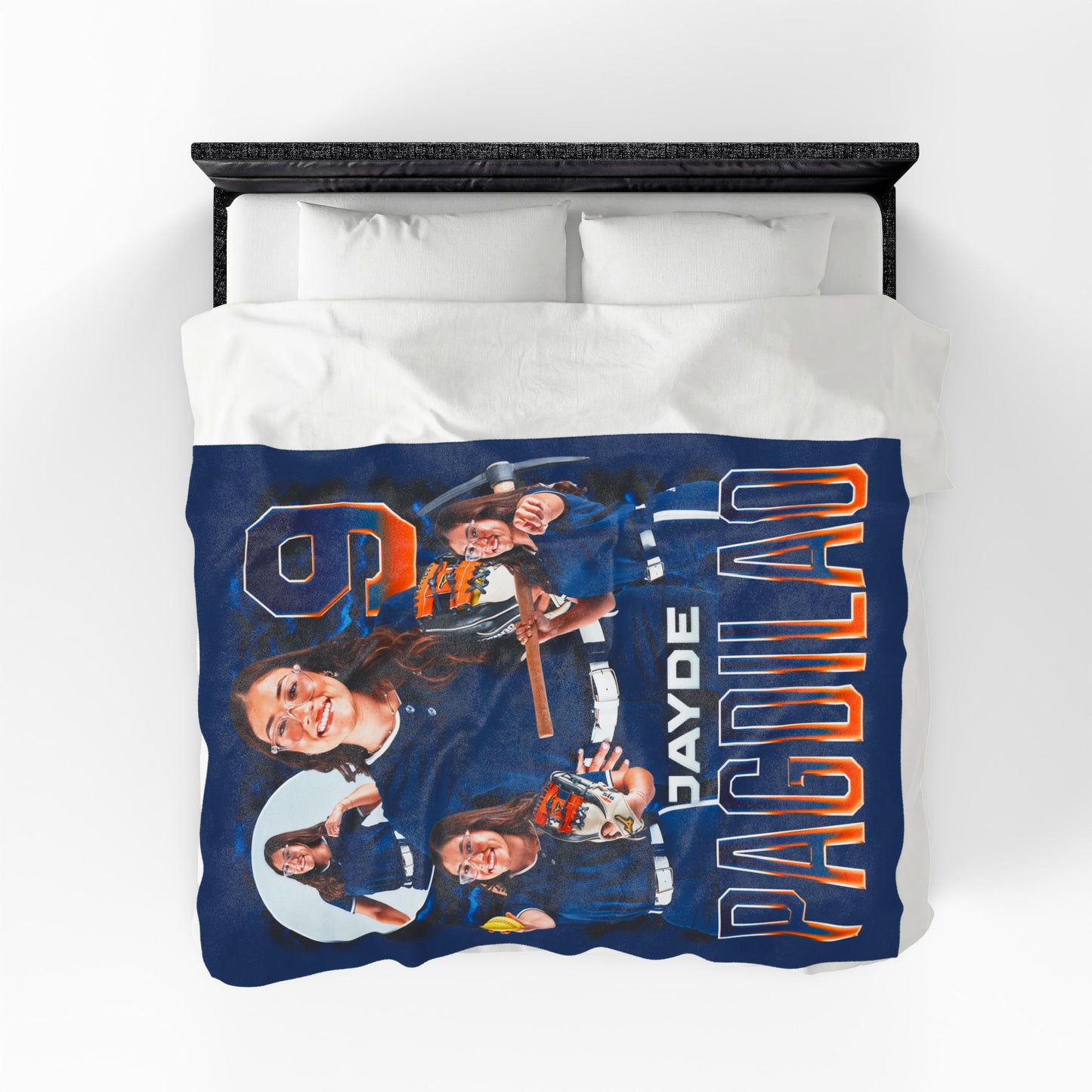 Jayde Pagdilao Name & Number Combo 60"-80" Plush Blanket