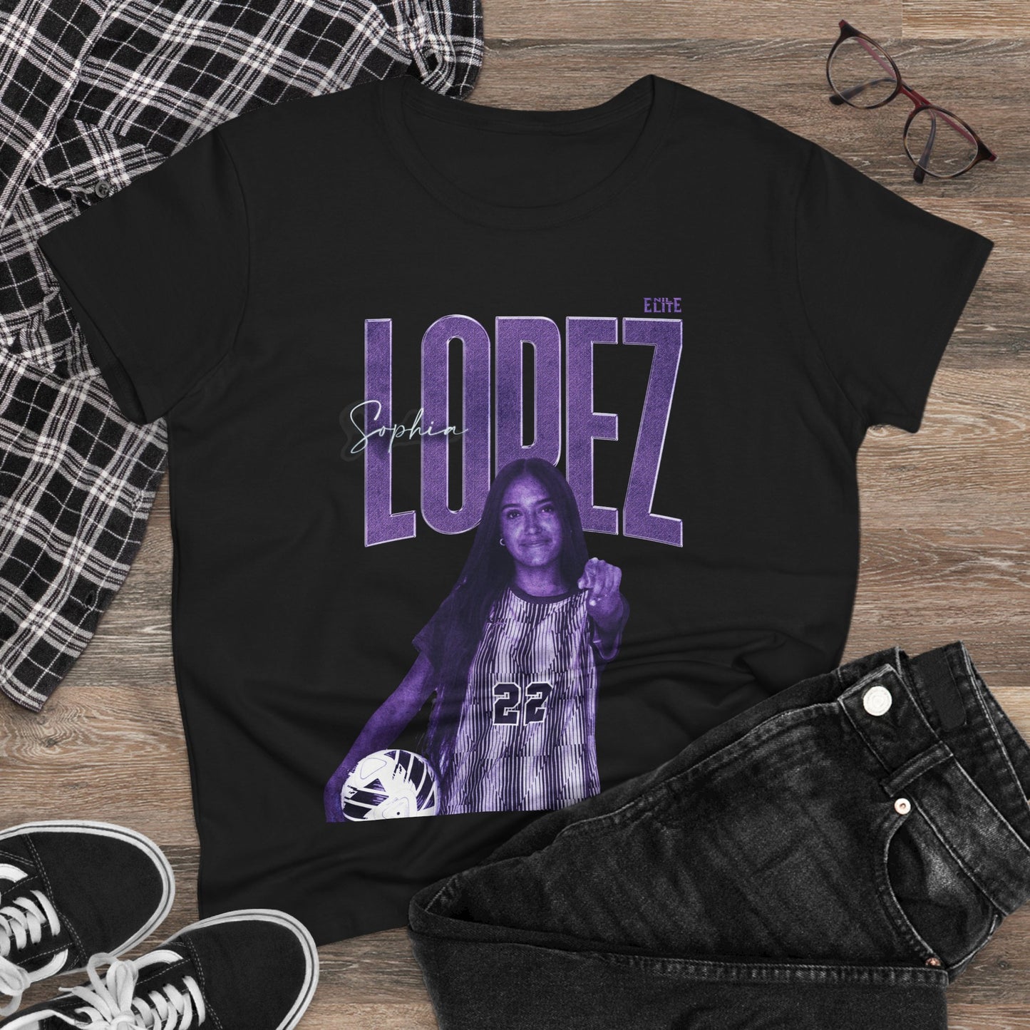 Sophia Lopez Faded Glory Women's Tee