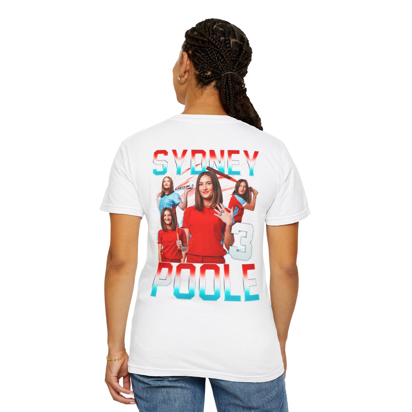 Sydney Poole Logo Front & Back Premium Tee