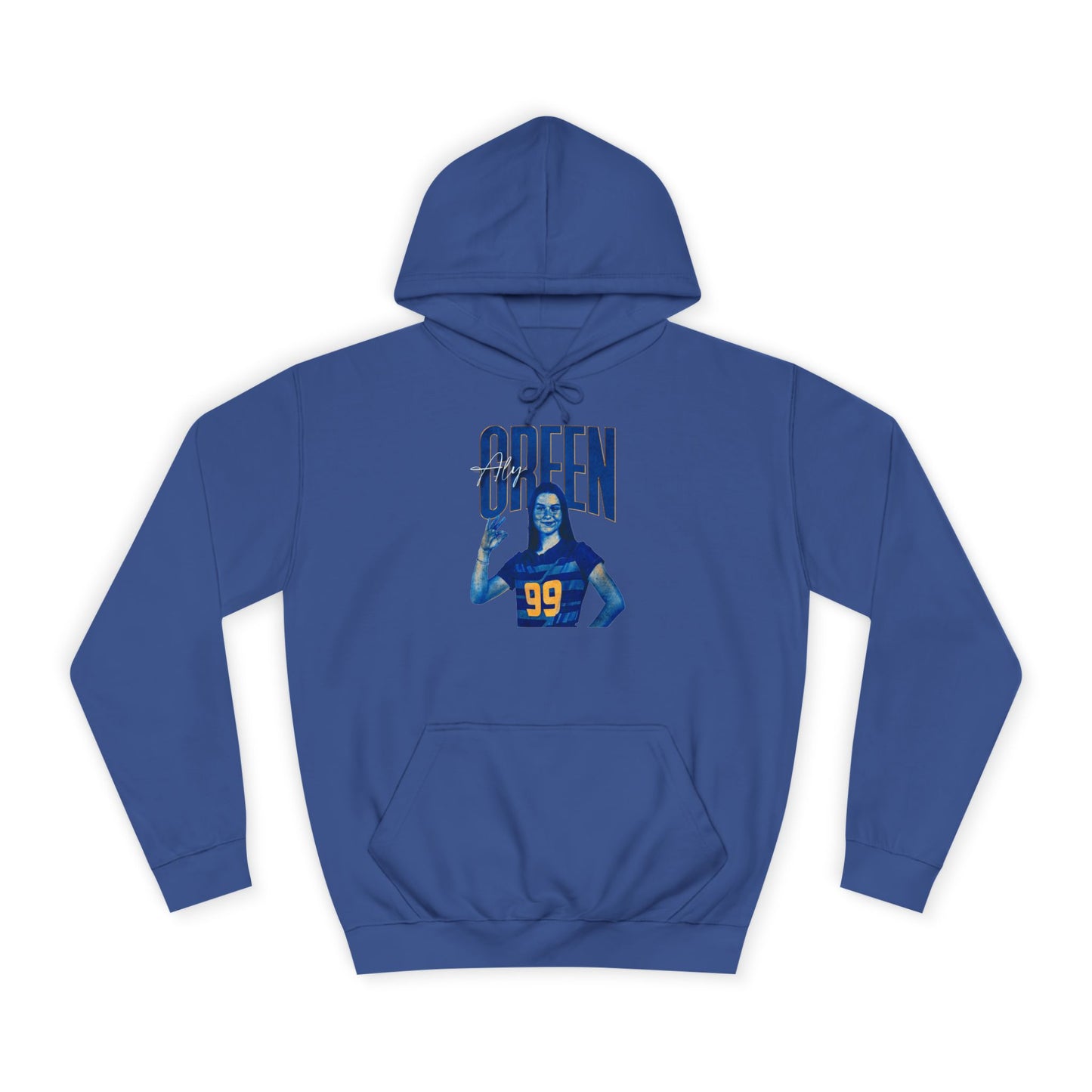 Aly Green Faded Glory Blackout Premium Hoodie