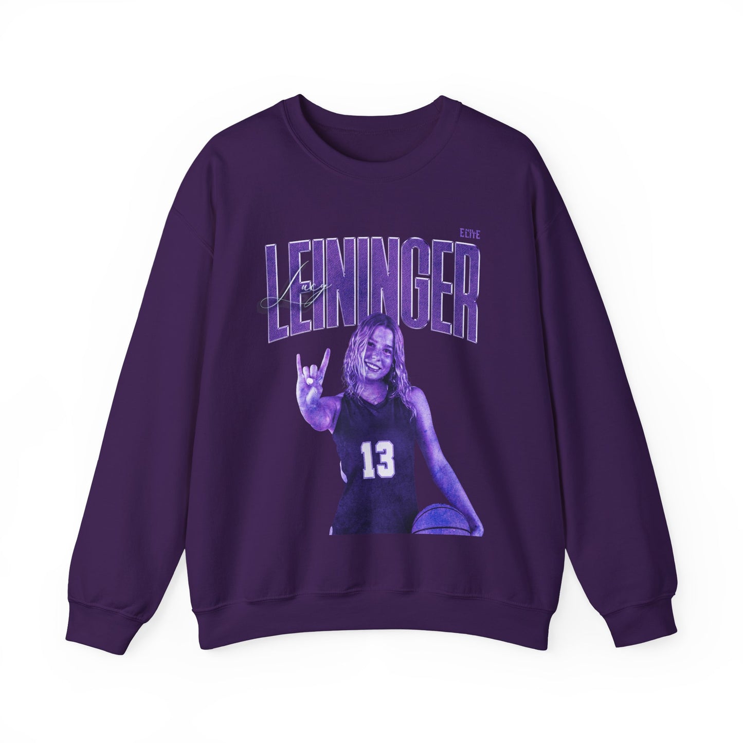 Lucy Leininger Faded Glory Crewneck Sweatshirt