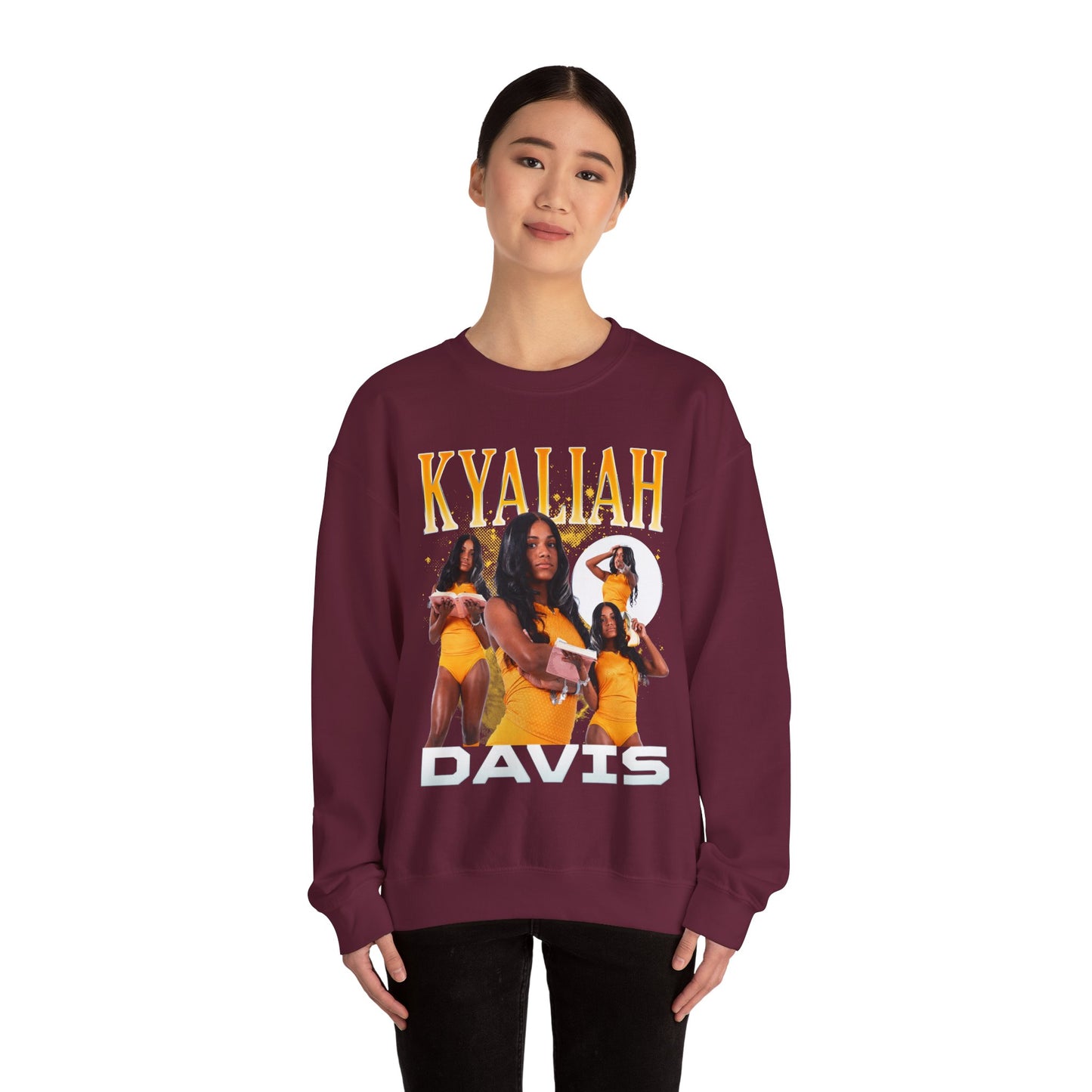 Kyaliah Davis First Name Highlight Crewneck Sweatshirt