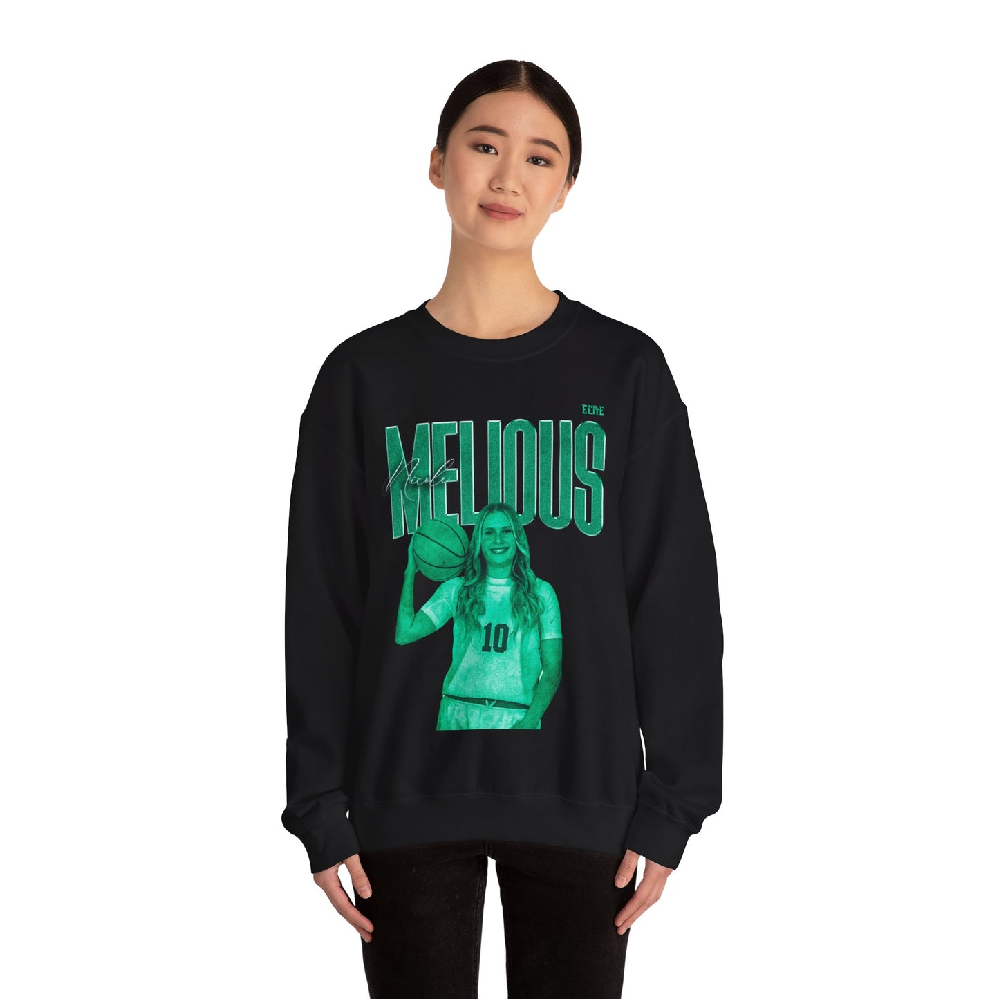 Nicole Melious Faded Glory Crewneck Sweatshirt