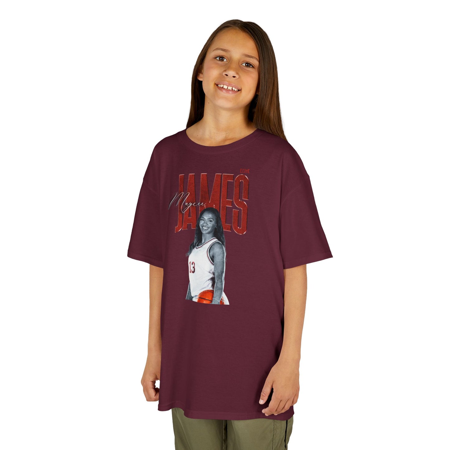 Maycee James Faded Glory Kids Tee