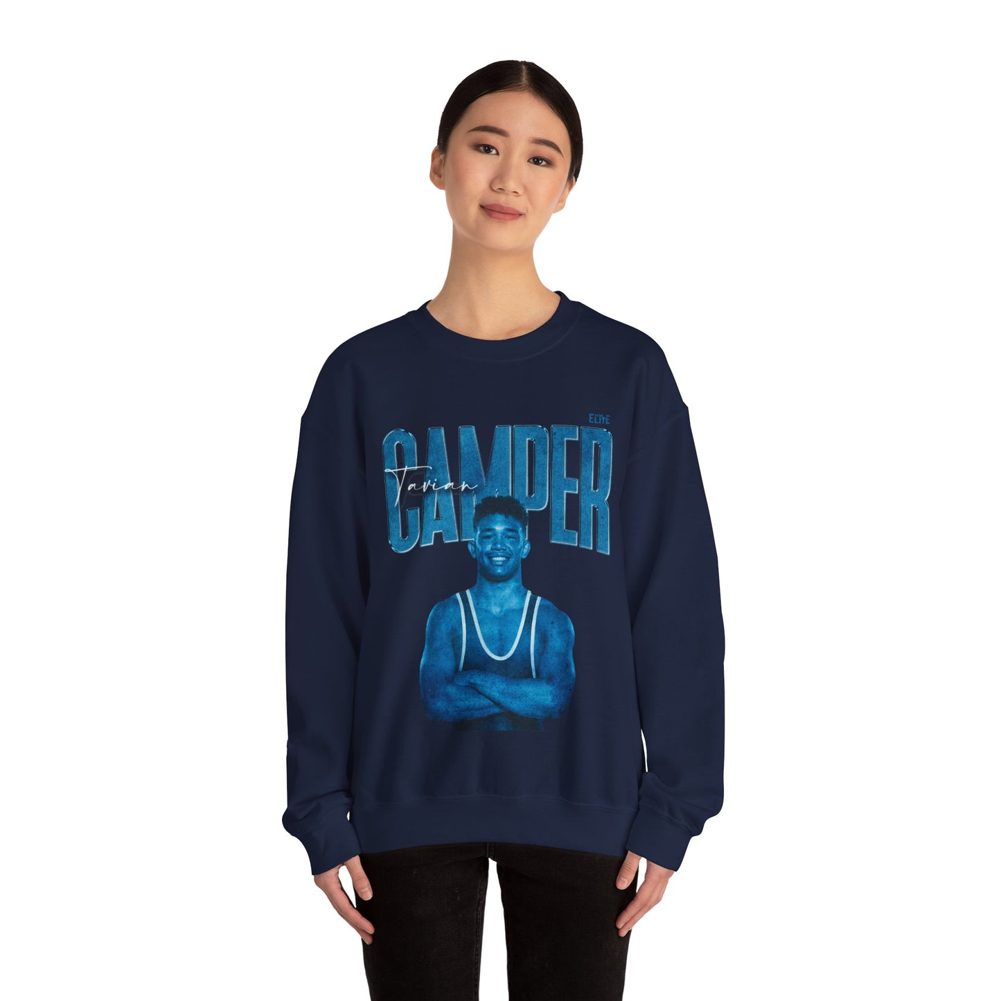 Tavian Camper Faded Glory Crewneck Sweatshirt