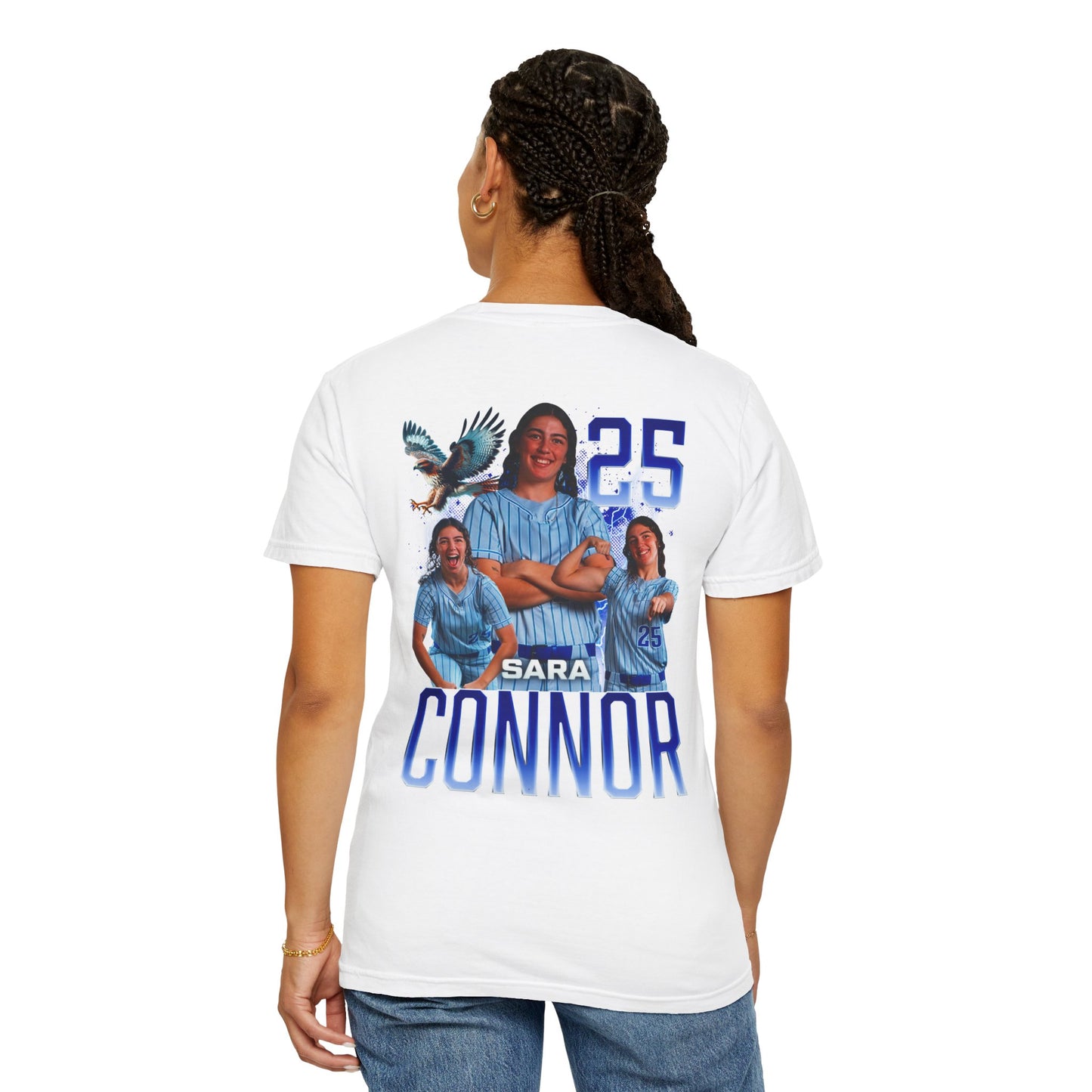 Sara Connor Logo Front & Back Premium Tee