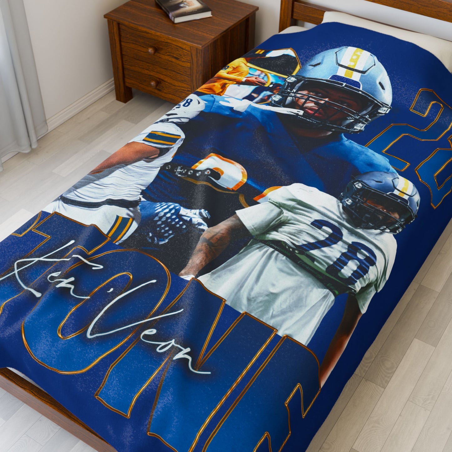 Ken'Veon Stone 60"-80" Plush Blanket