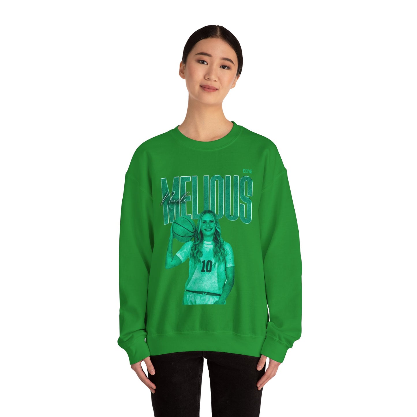Nicole Melious Faded Glory Crewneck Sweatshirt