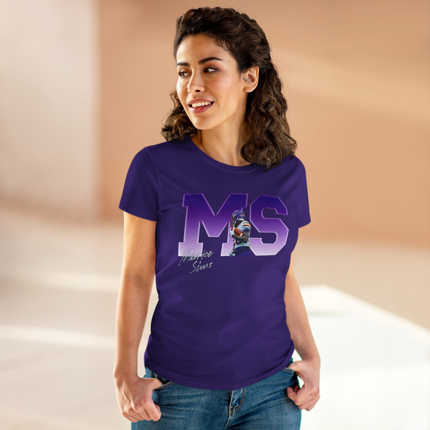 Maurice Sims Big Initials Women's Tee