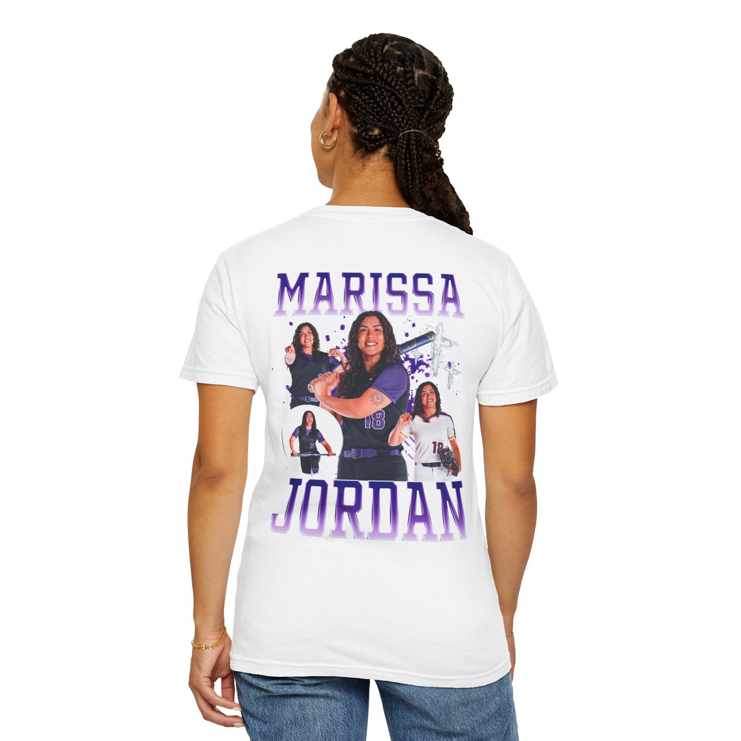 Marissa Jordan Logo Front & Back Premium Tee