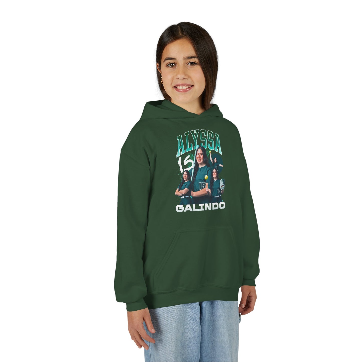Alyssa Galindo First Name Highlight Kids Hoodie