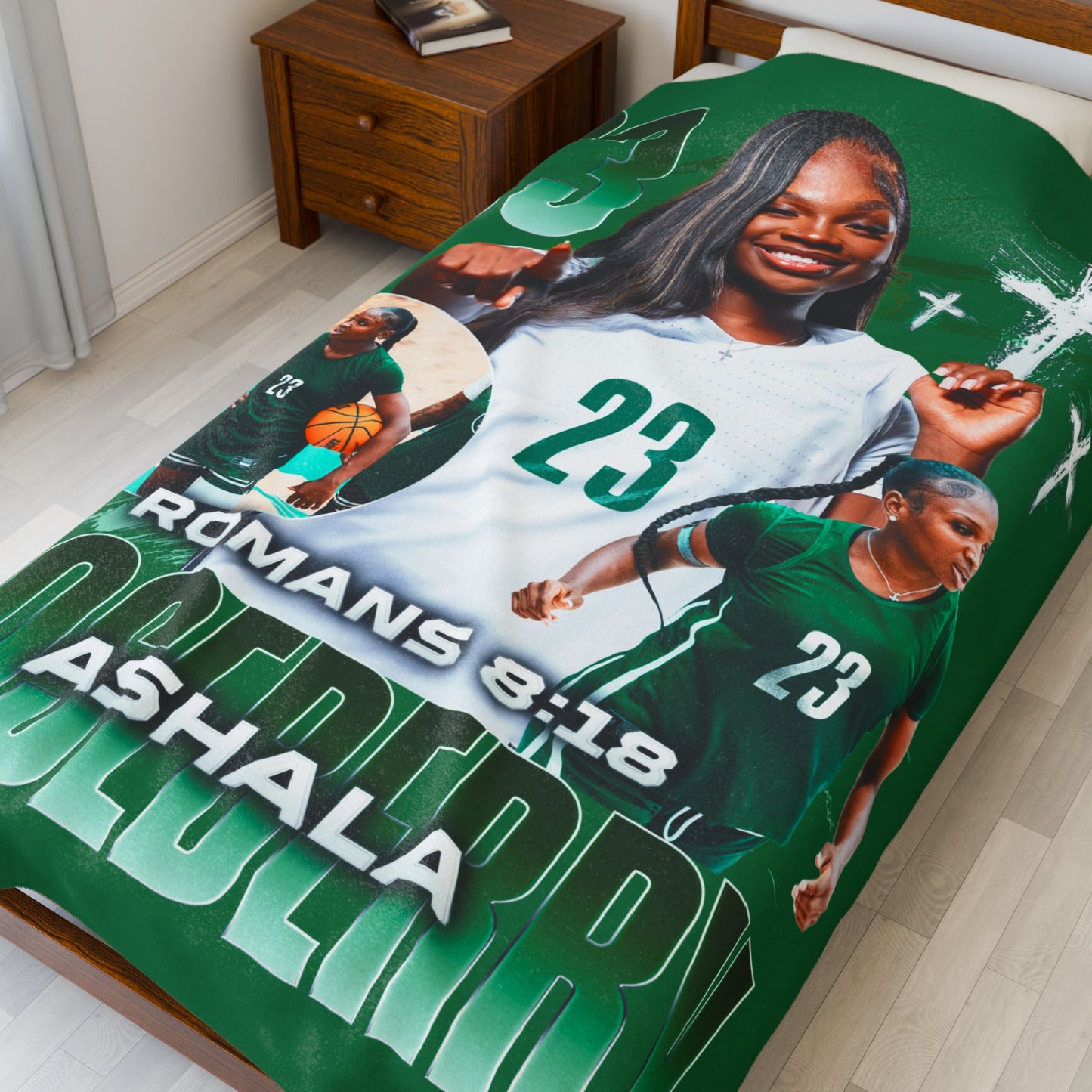 Ashala Moseberry 60"-80" Plush Blanket