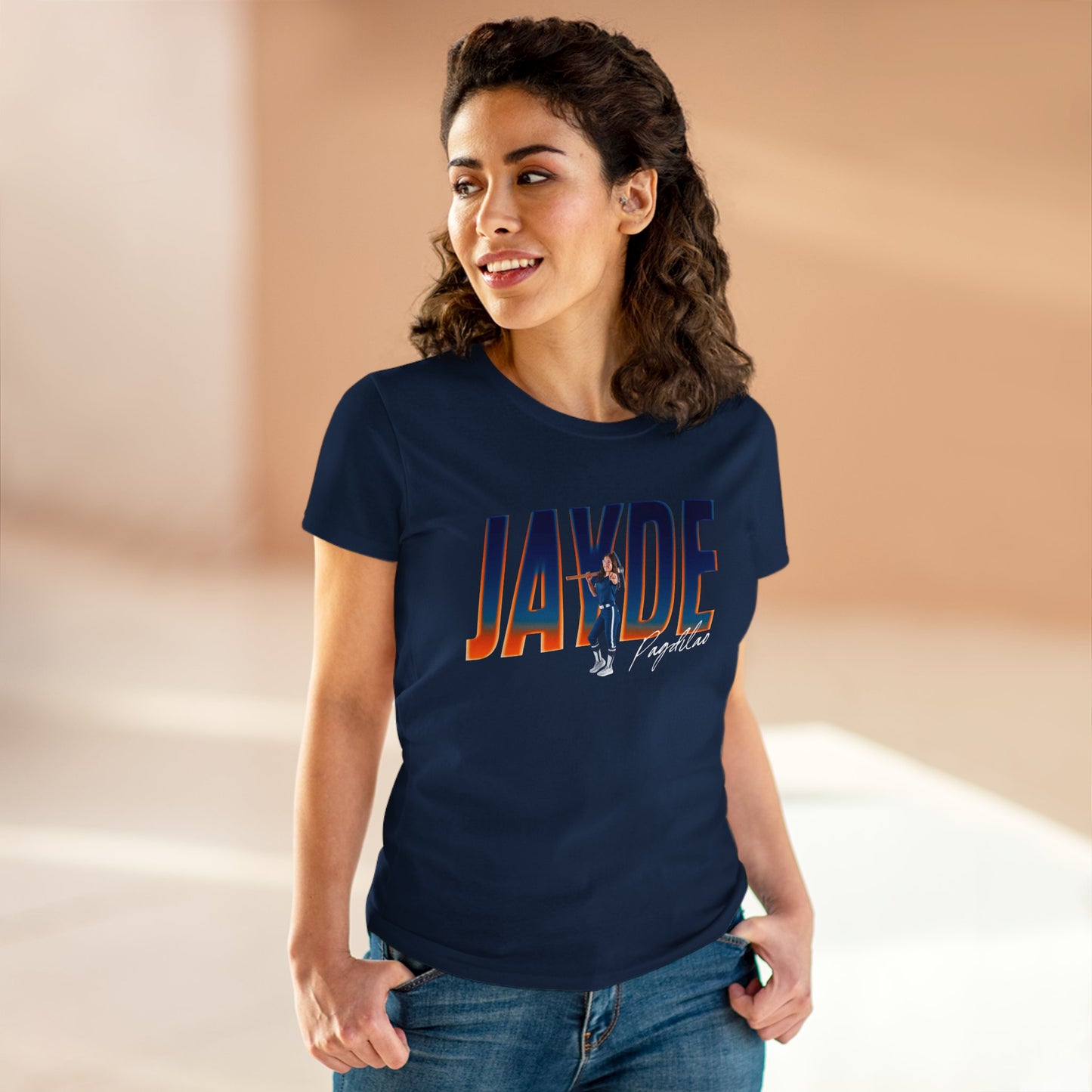 Jayde Pagdilao Cursive Combo Women's Tee