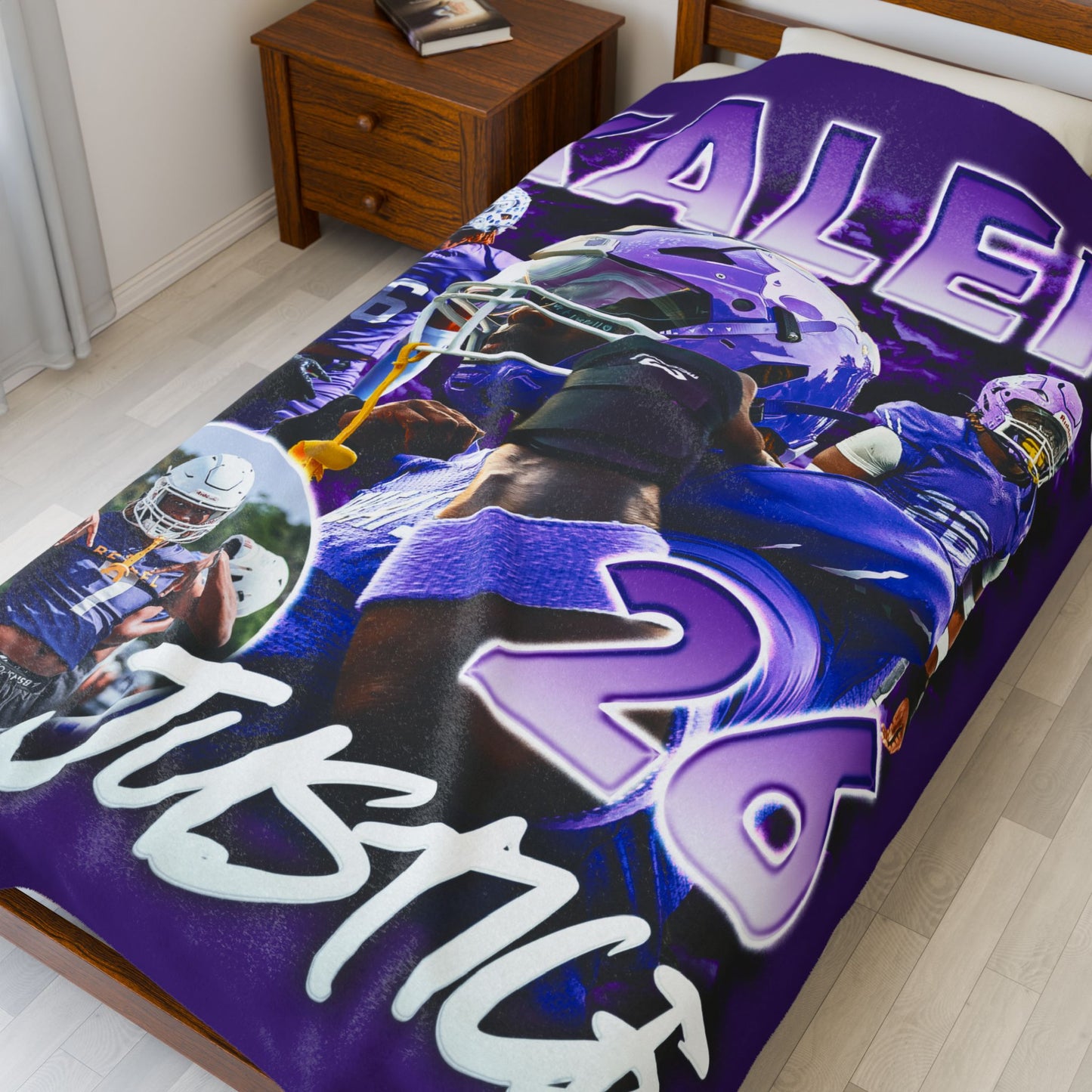 Kalen Justice 60"-80" Plush Blanket