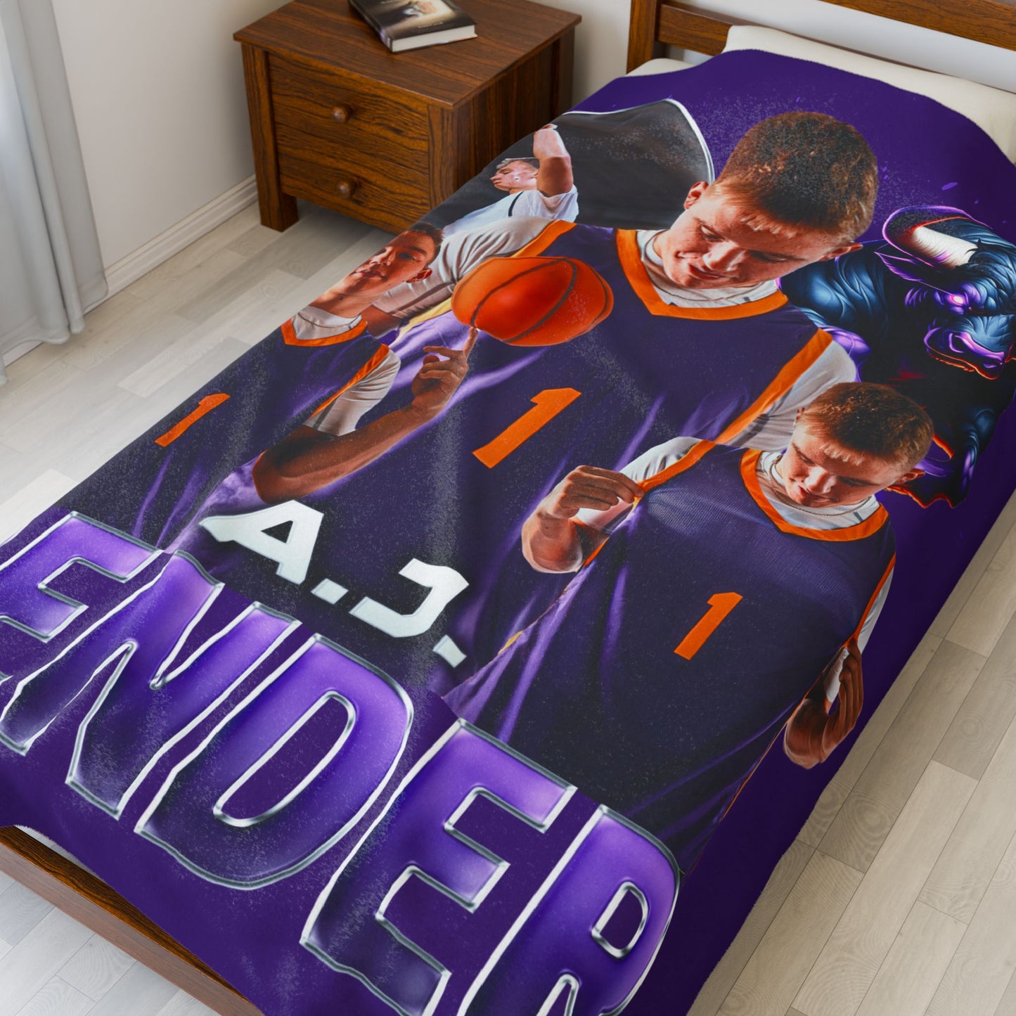 A.J. Bender 60"-80" Plush Blanket