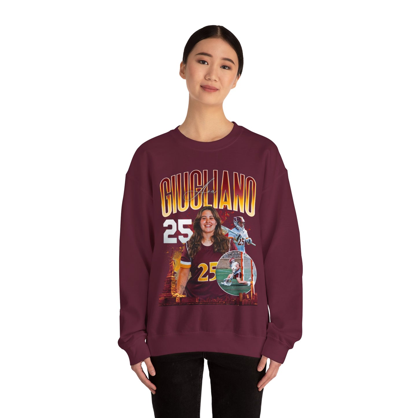 Ava Giugliano Last Name Highlight Crewneck Sweatshirt